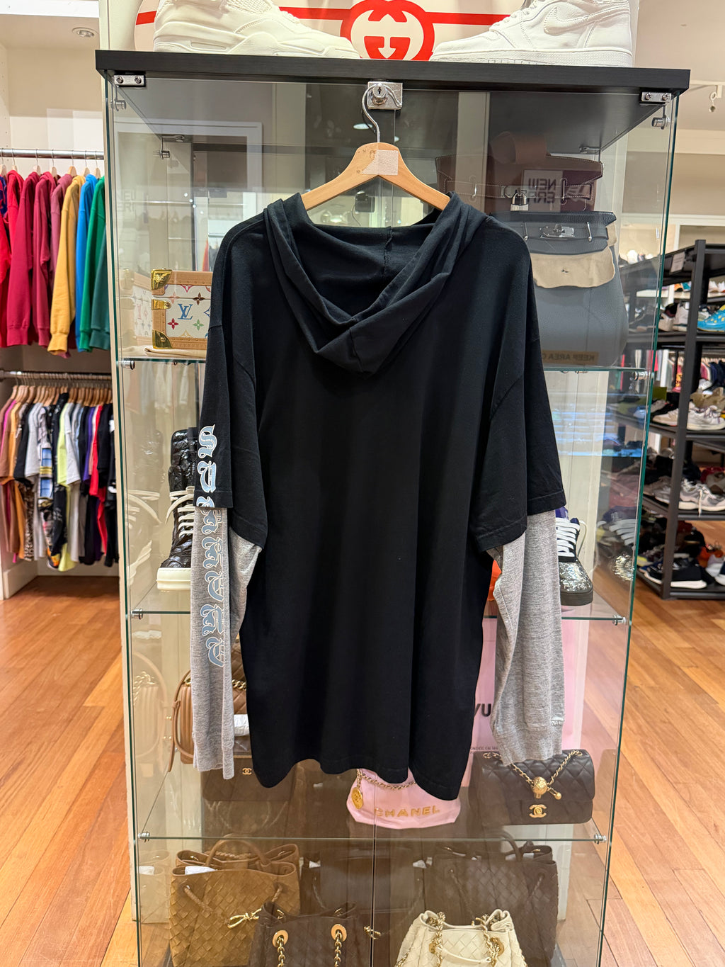 Supreme Layered Hooded LS
SHirt - Grey Black