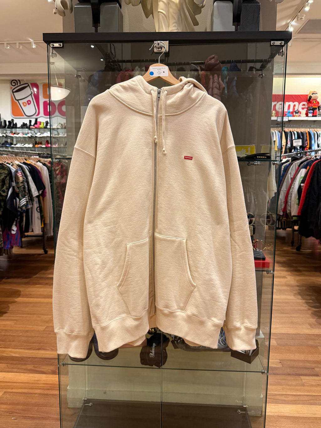 Supreme Cream Zip Up
Hoodie