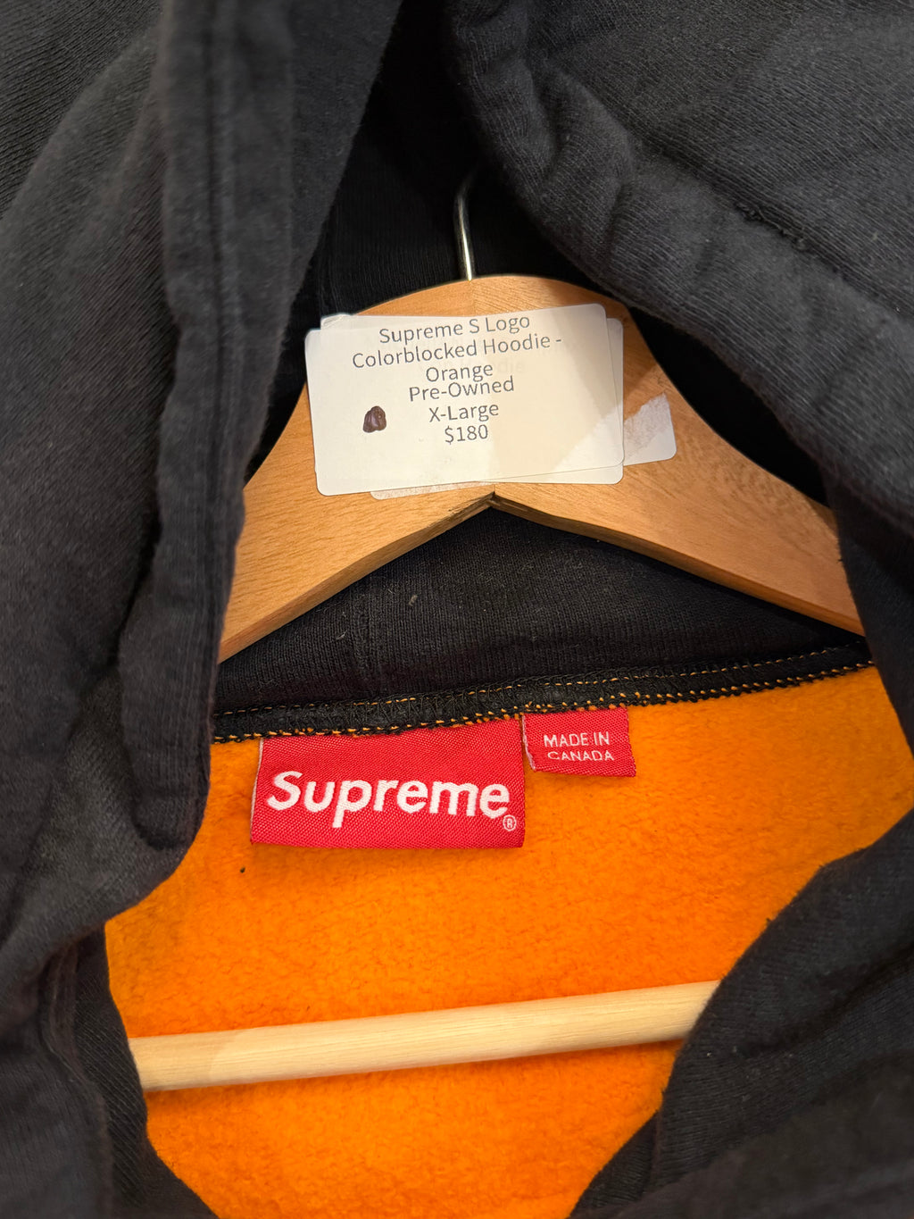 Supreme S Logo
Colorblocked Hoodie