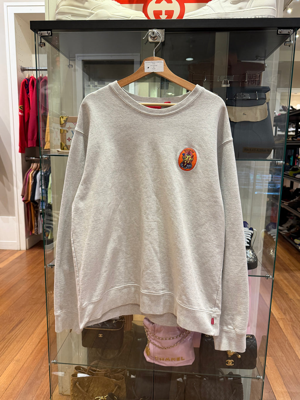 Supreme Ganesh Crewneck -Grey