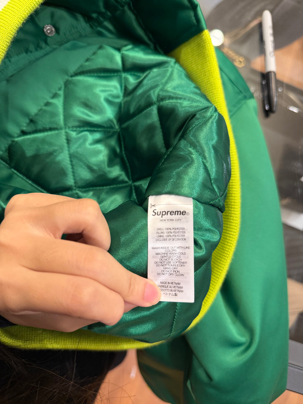 Supreme Mitchell Ness Satin
Jacket