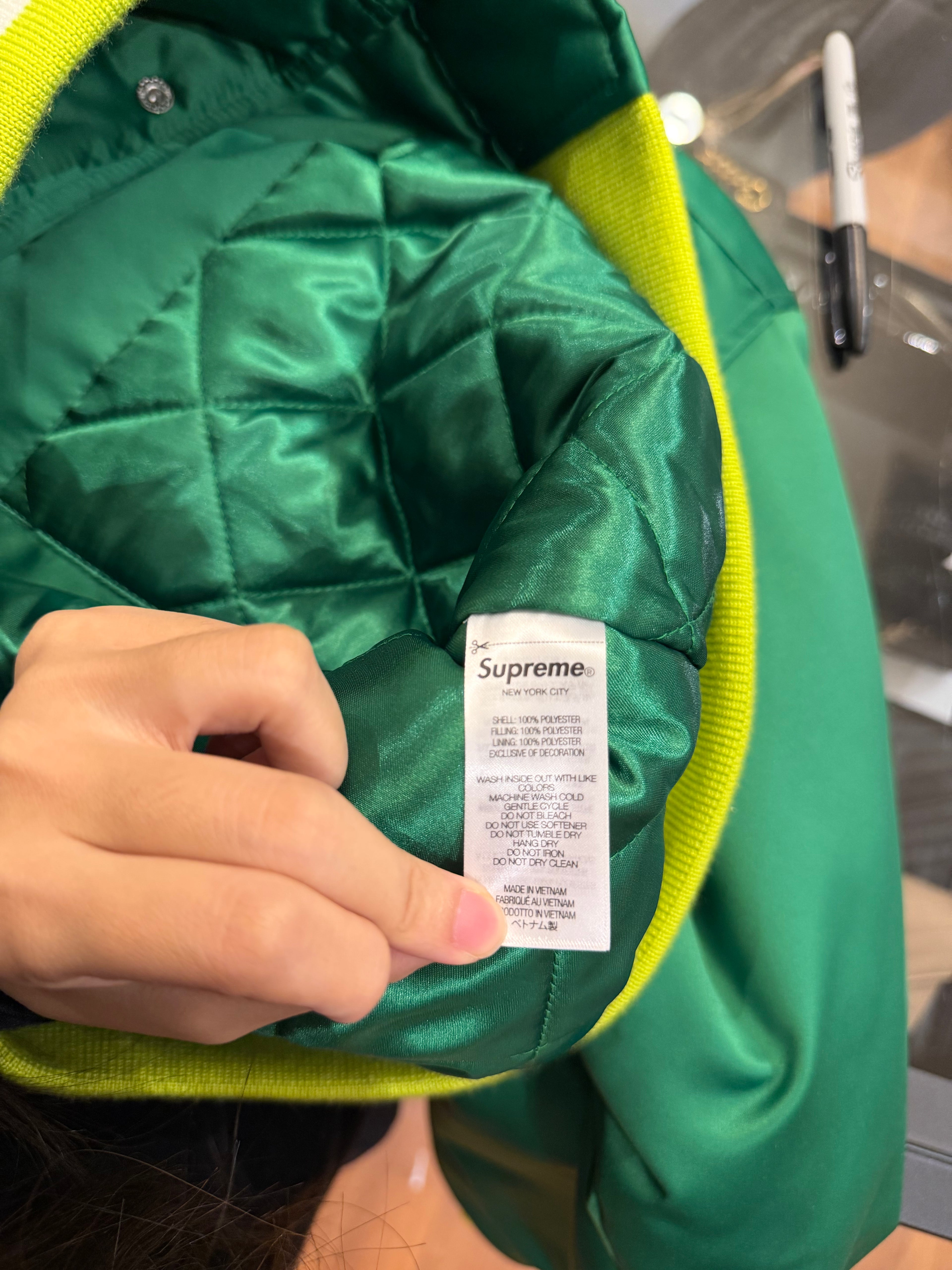 Supreme Mitchell Ness Satin
Jacket