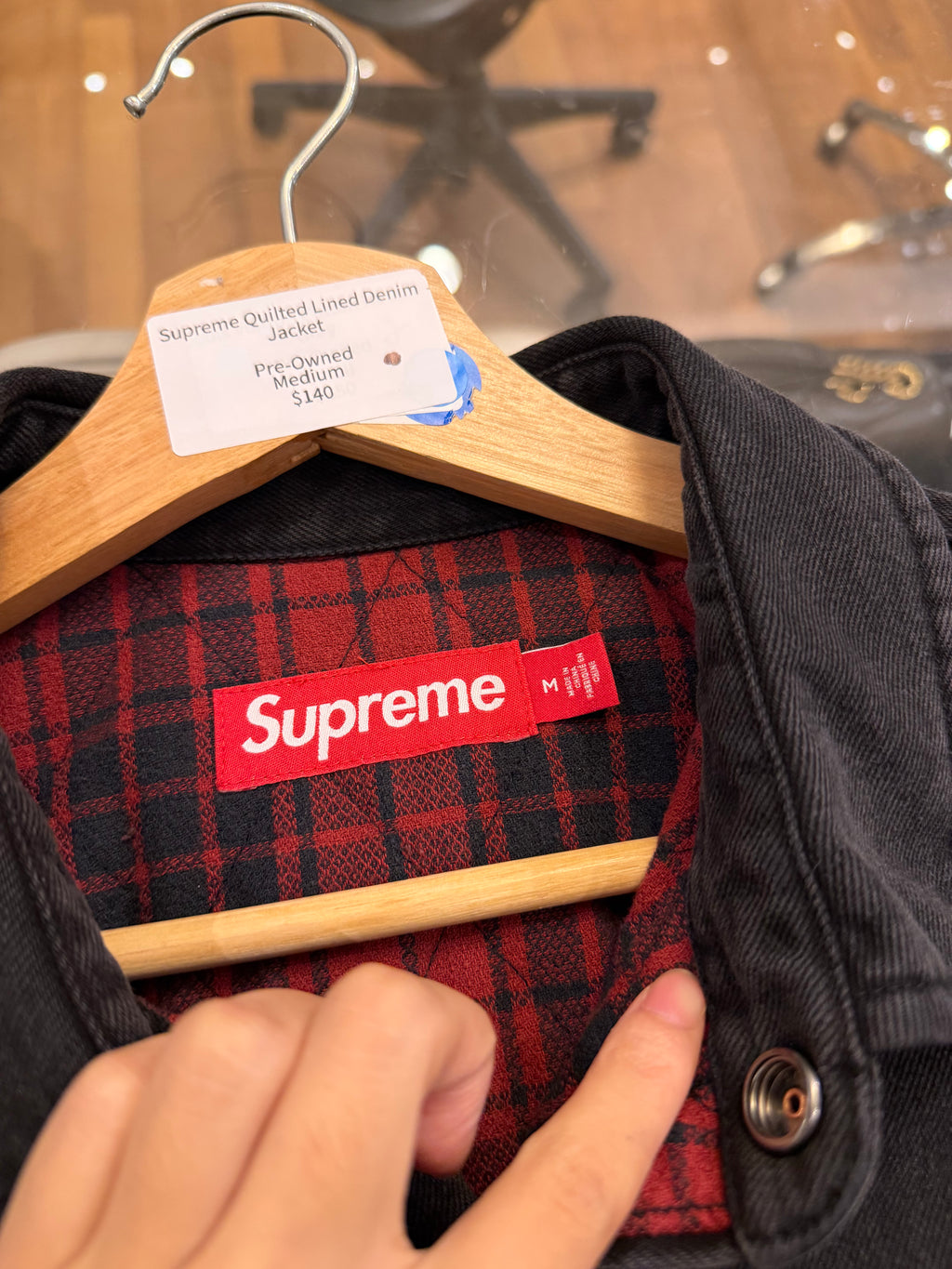 Supreme Quilted Lined Denim
Jacket
