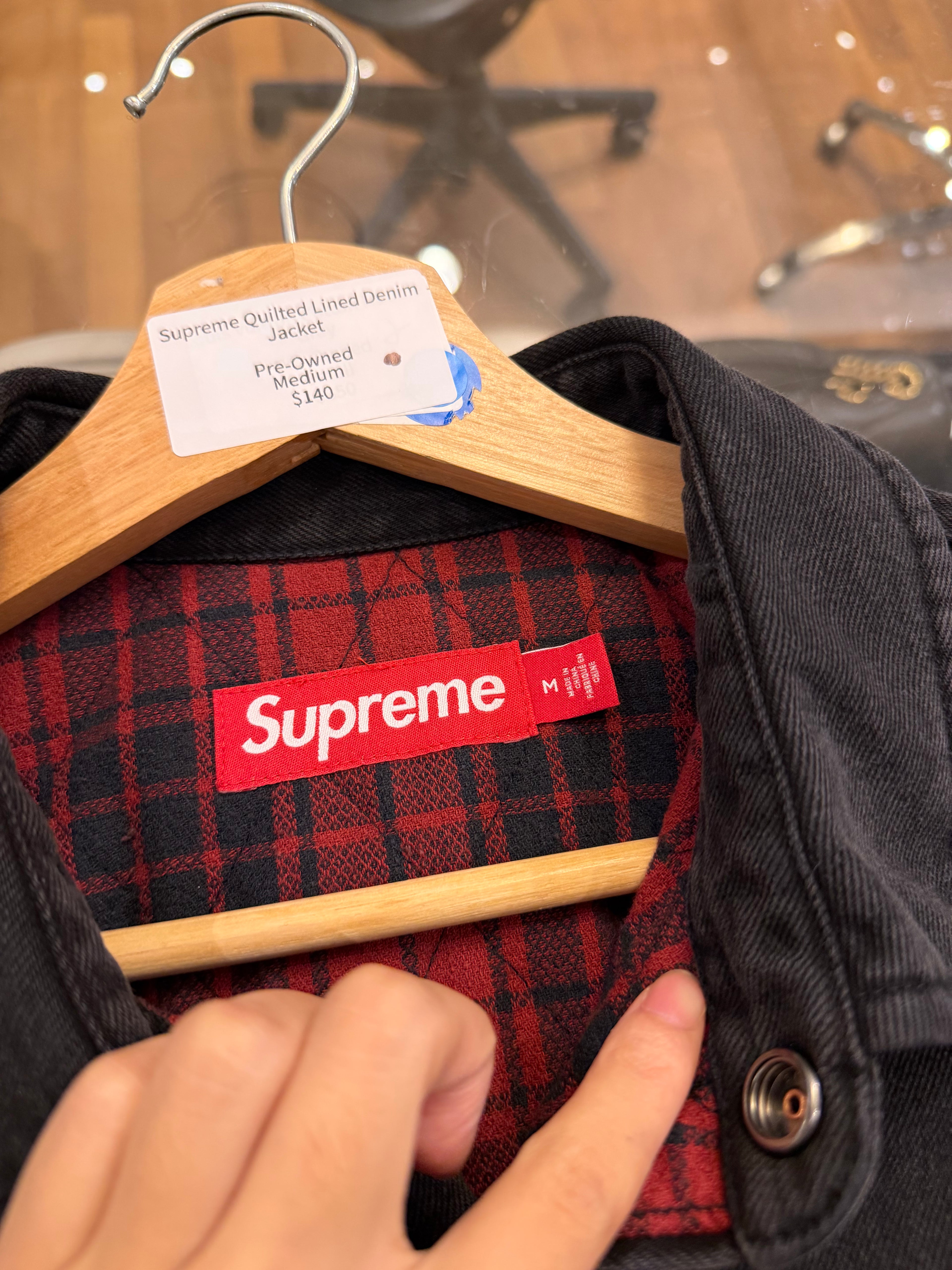 Supreme Quilted Lined Denim
Jacket