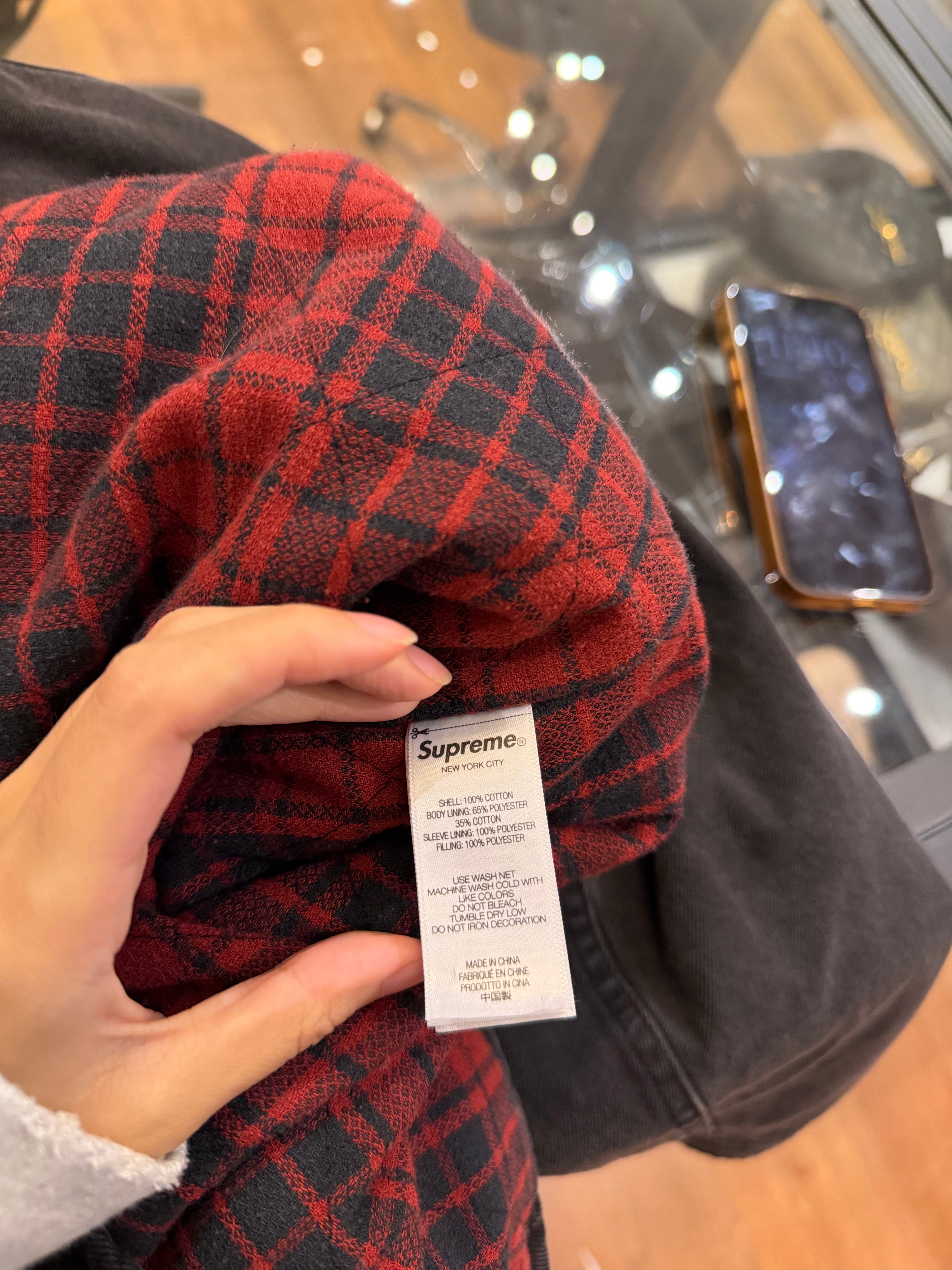 Supreme Quilted Lined Denim
Jacket