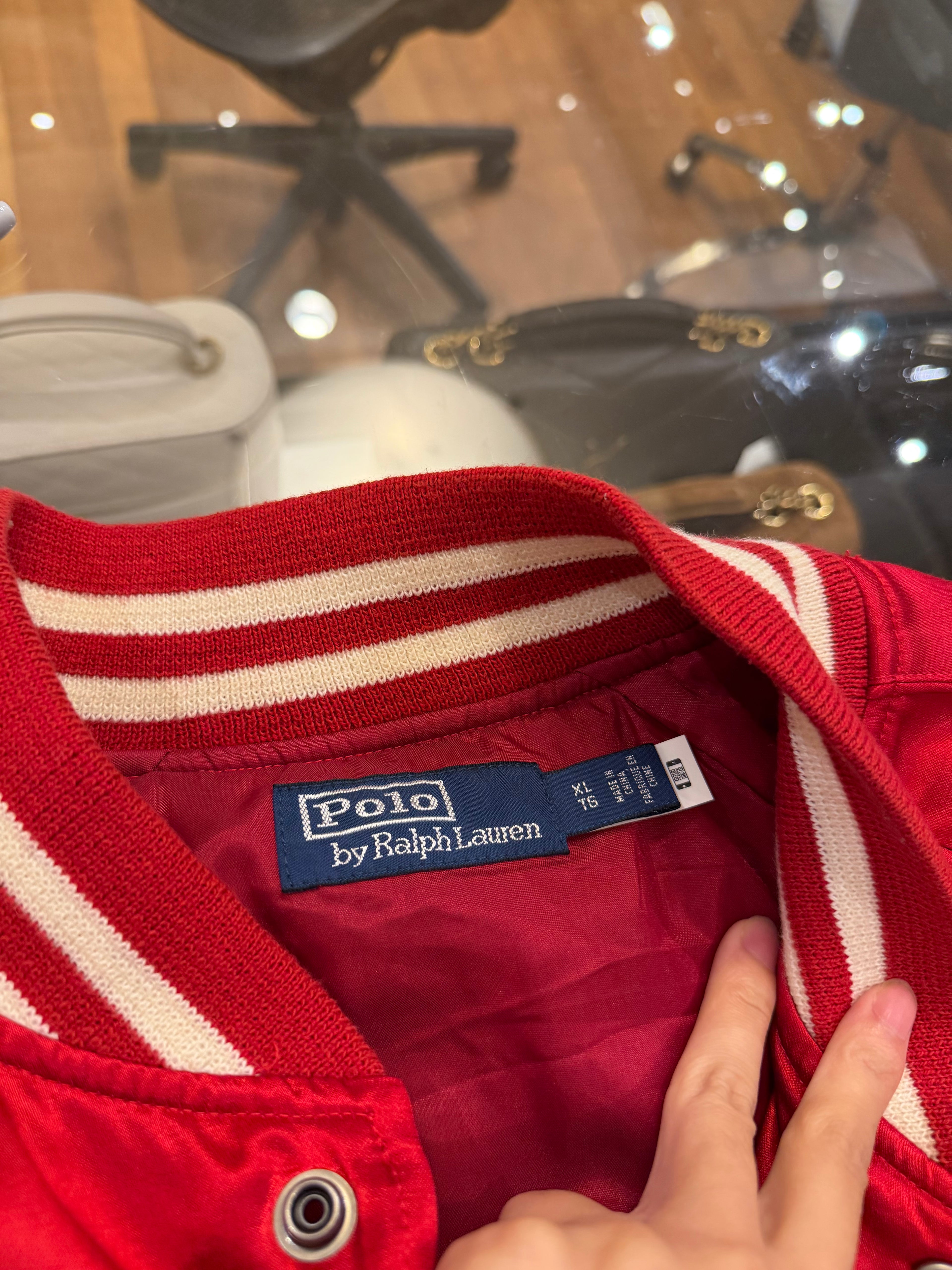 Polo Ralph Lauren x MLB
Chicago Cubs Satin Jacket -