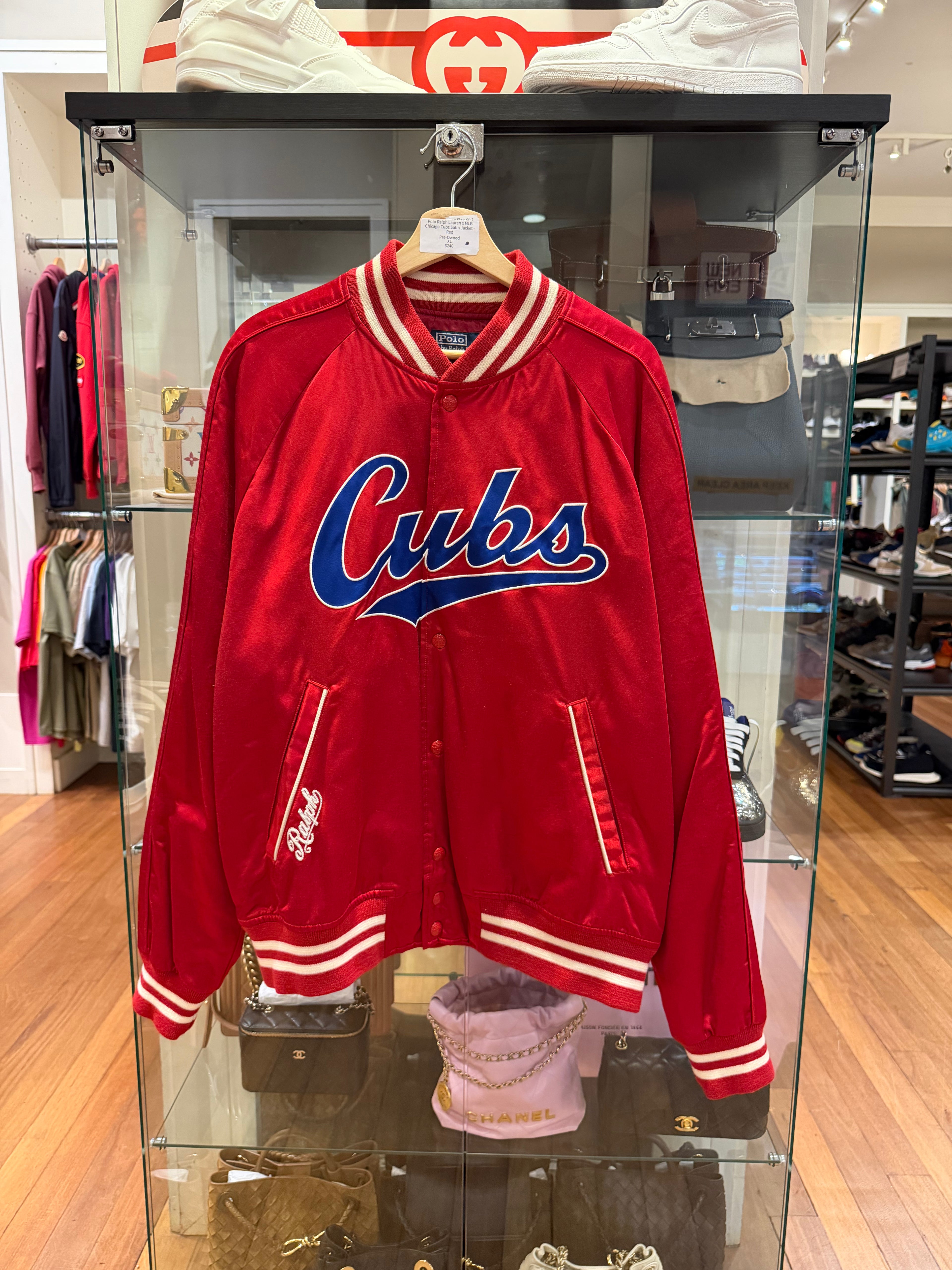 Polo Ralph Lauren x MLB
Chicago Cubs Satin Jacket -