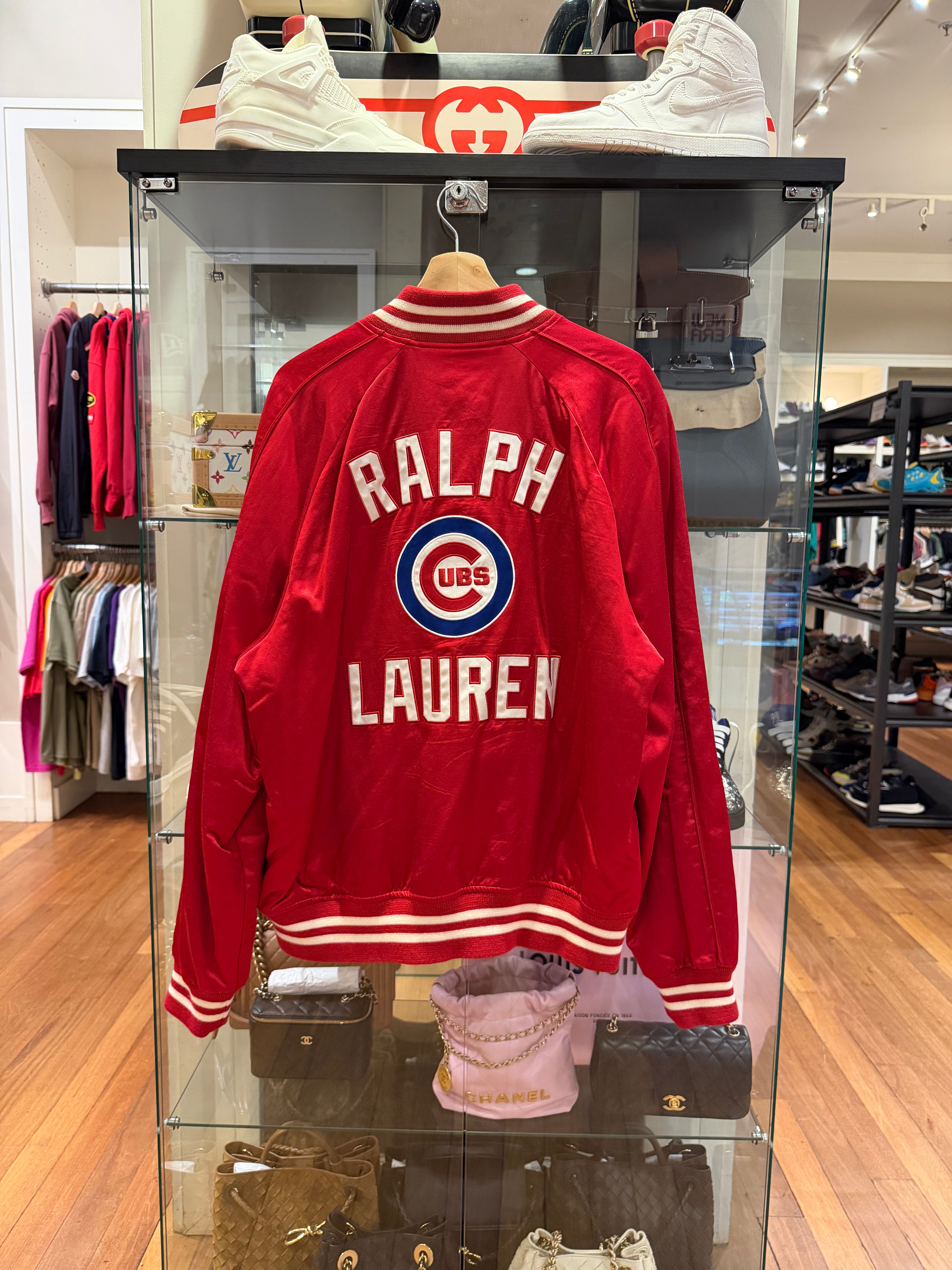 Polo Ralph Lauren x MLB
Chicago Cubs Satin Jacket -