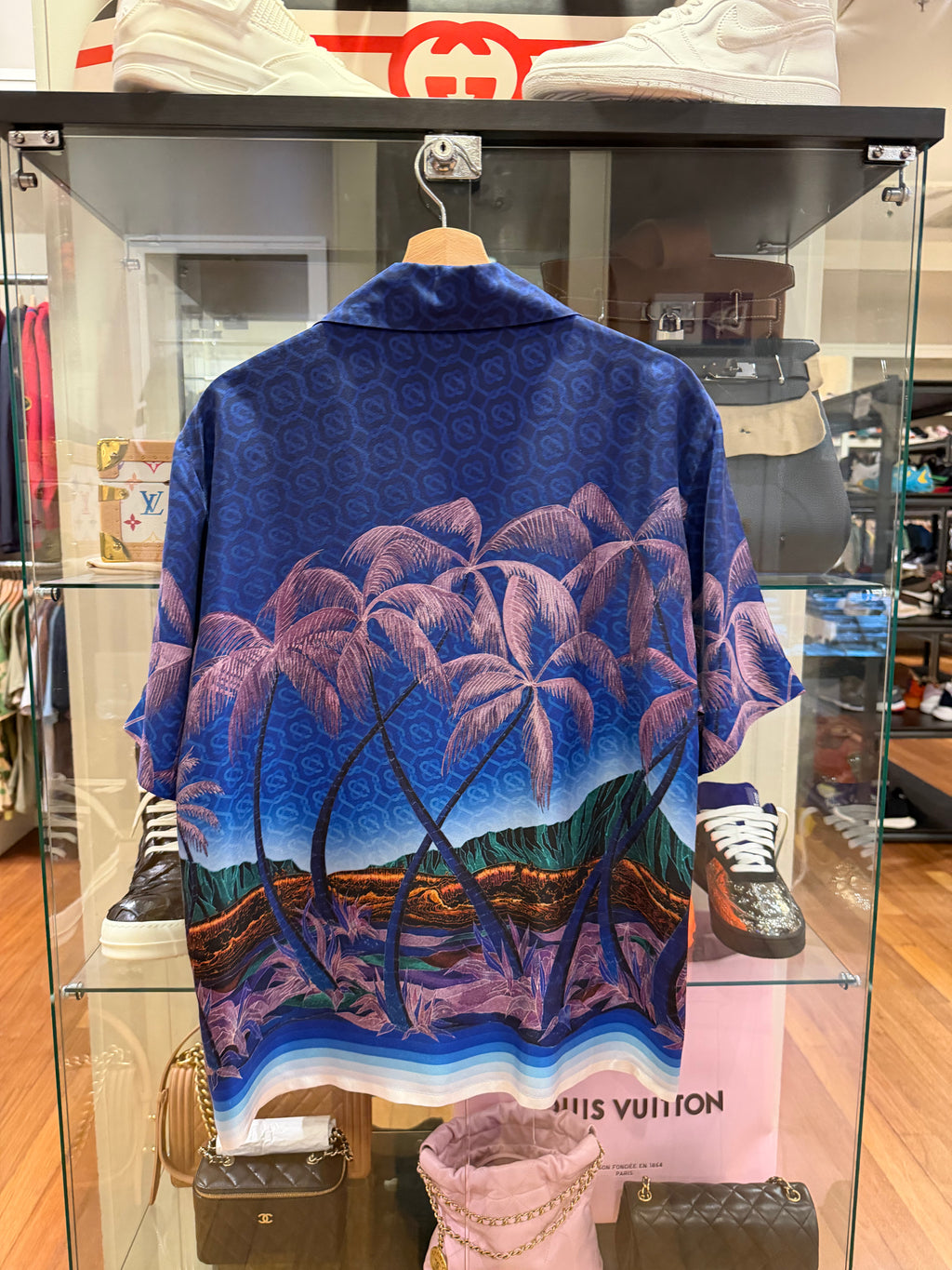 Casablanca Nuit A Maui
Printed Silk Shirt