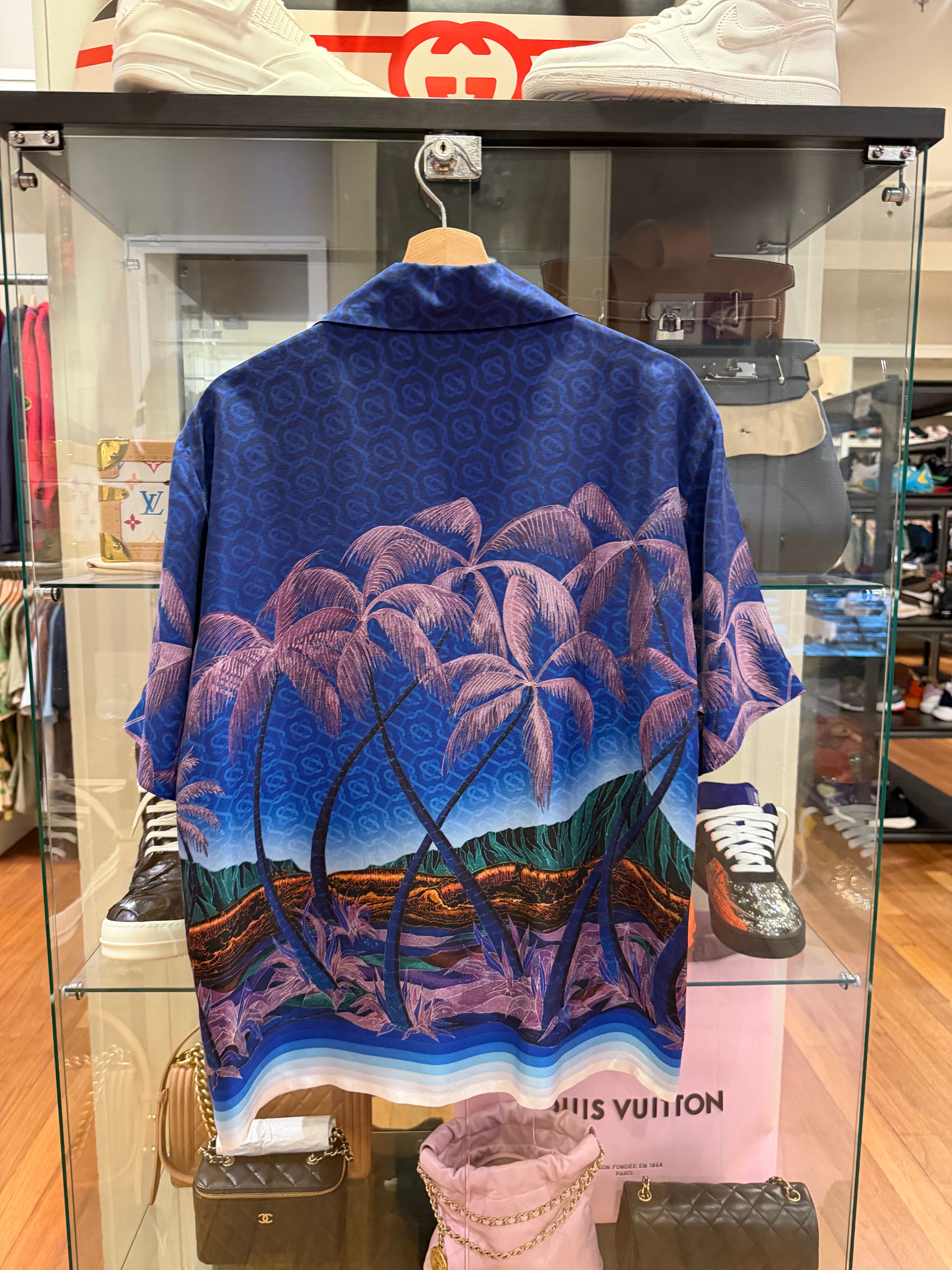 Casablanca Nuit A Maui
Printed Silk Shirt