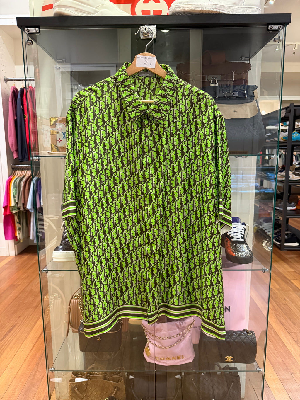 Dior Oblique Silk Shirt - Green