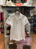 Givenchy 2018 Webbing Polo
Shirt - White