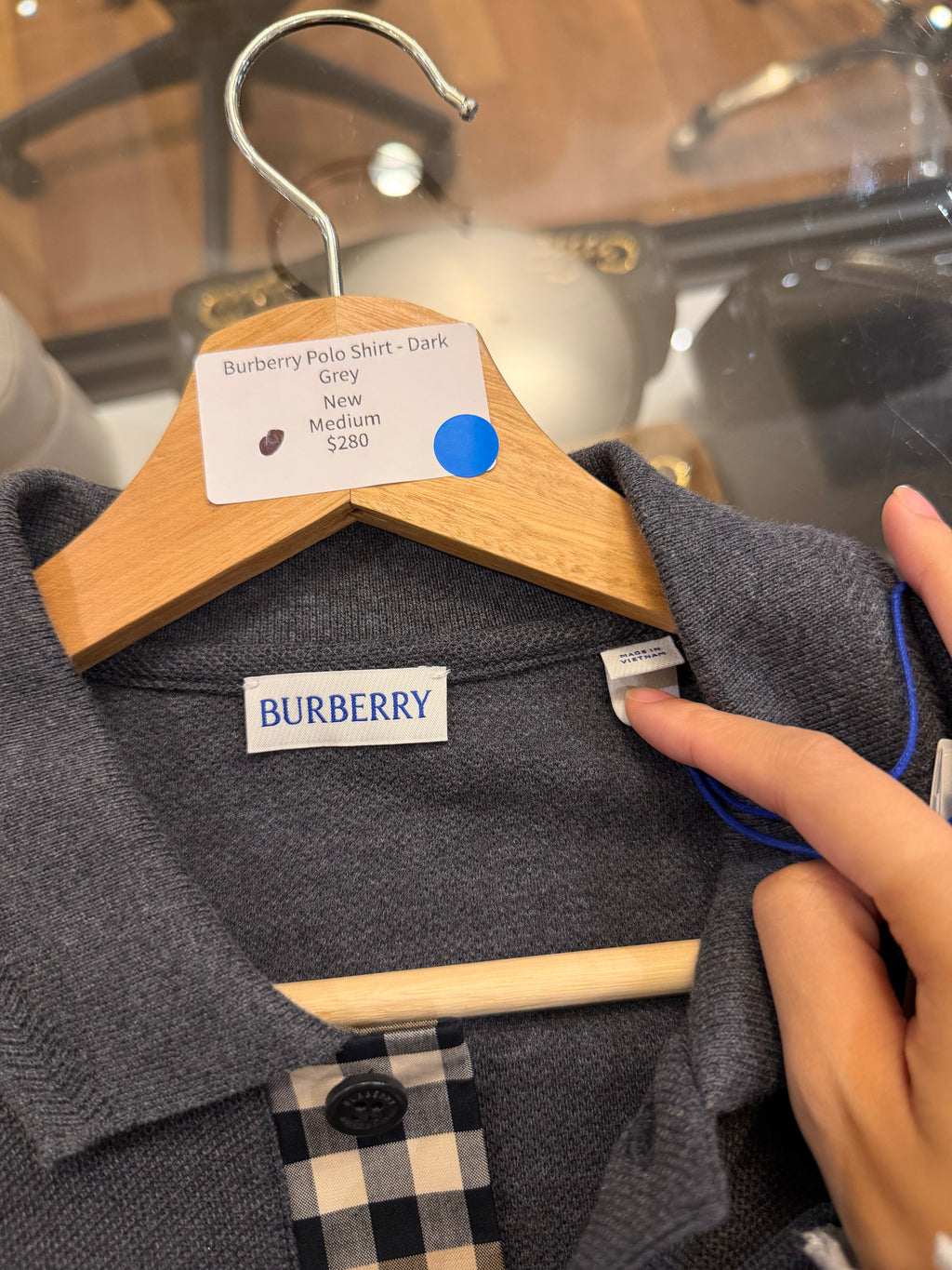 Burberry Polo Shirt - Dark
Grey