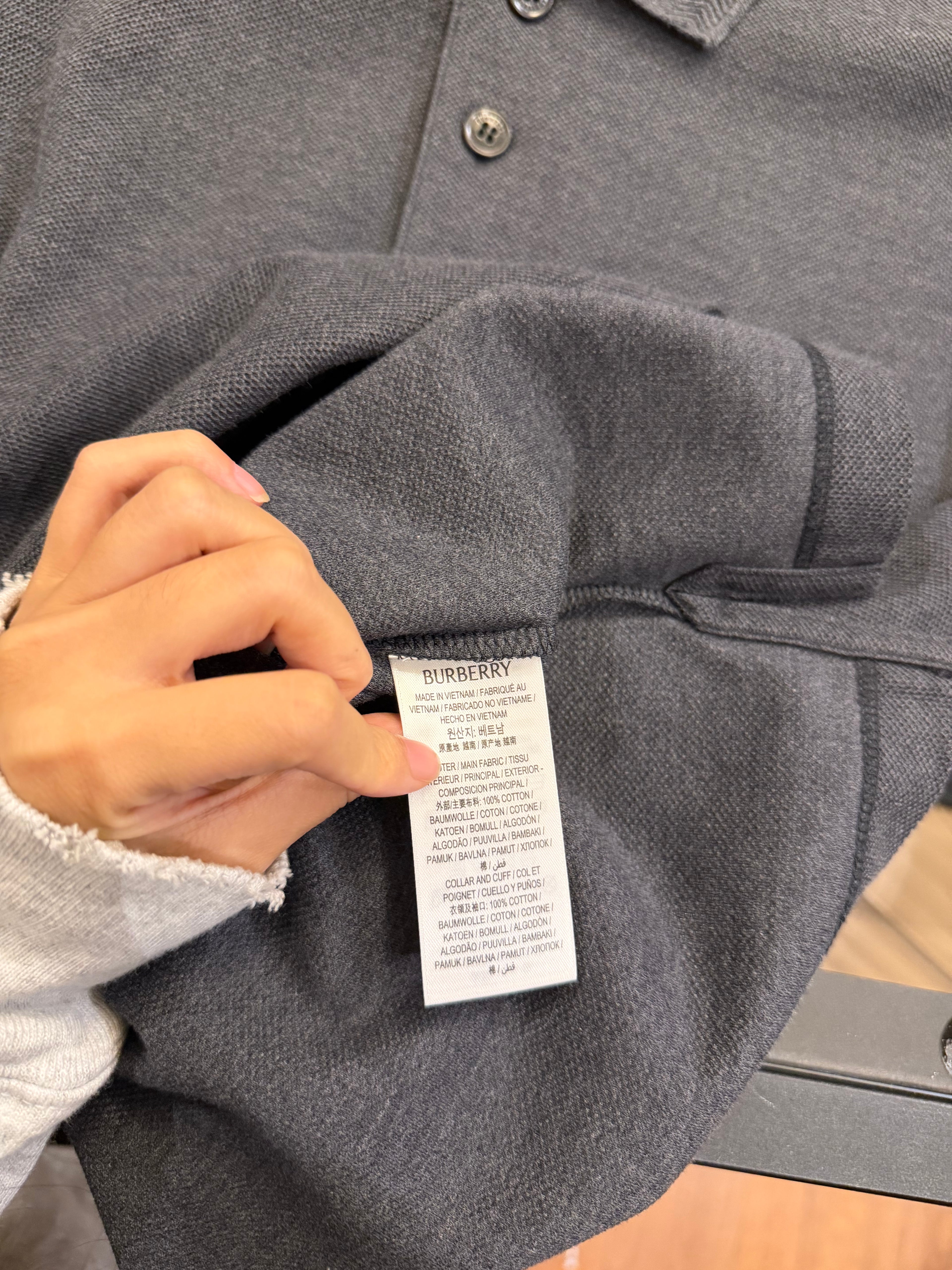 Burberry Polo Shirt - Dark
Grey