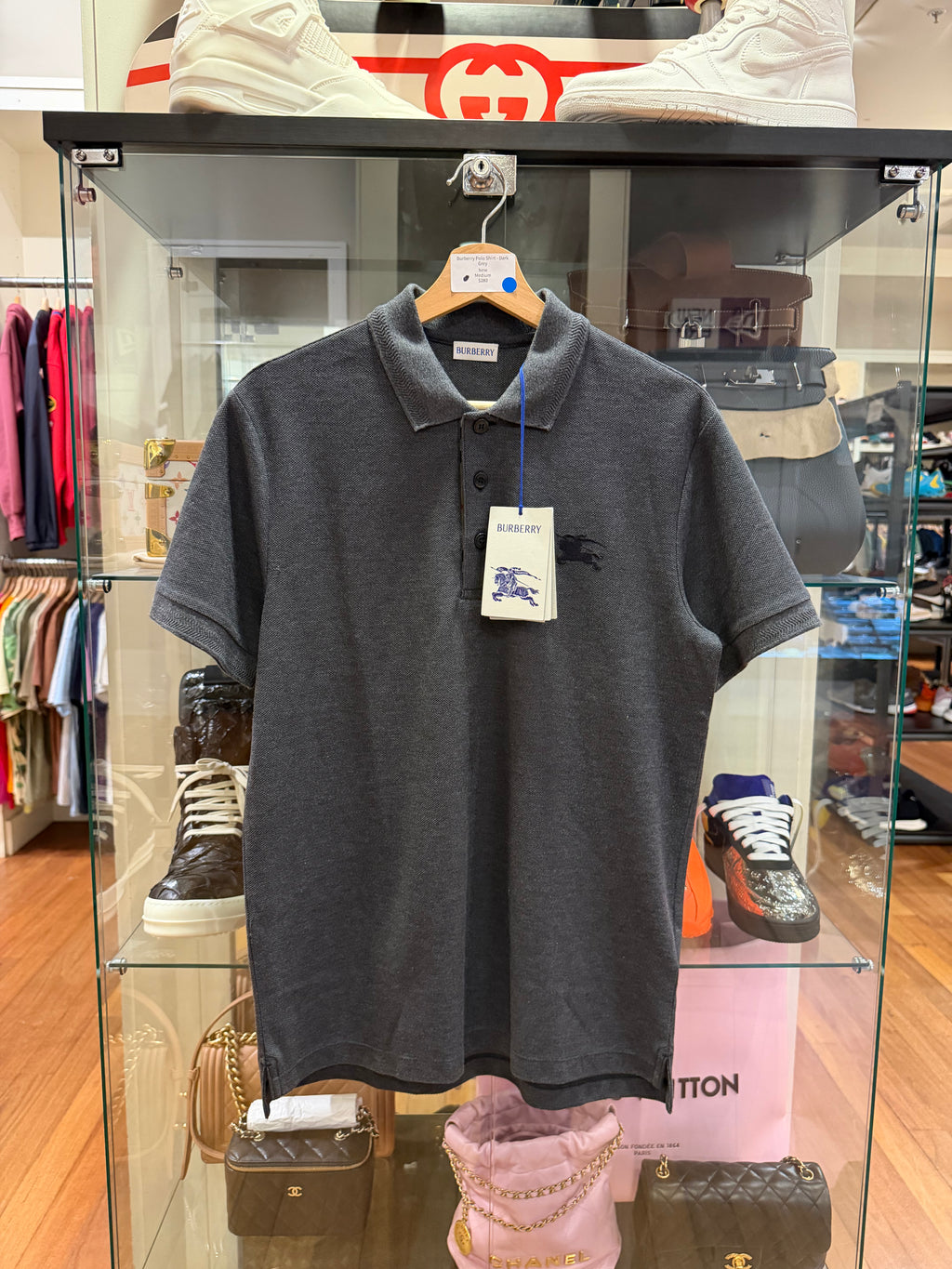 Burberry Polo Shirt - Dark
Grey