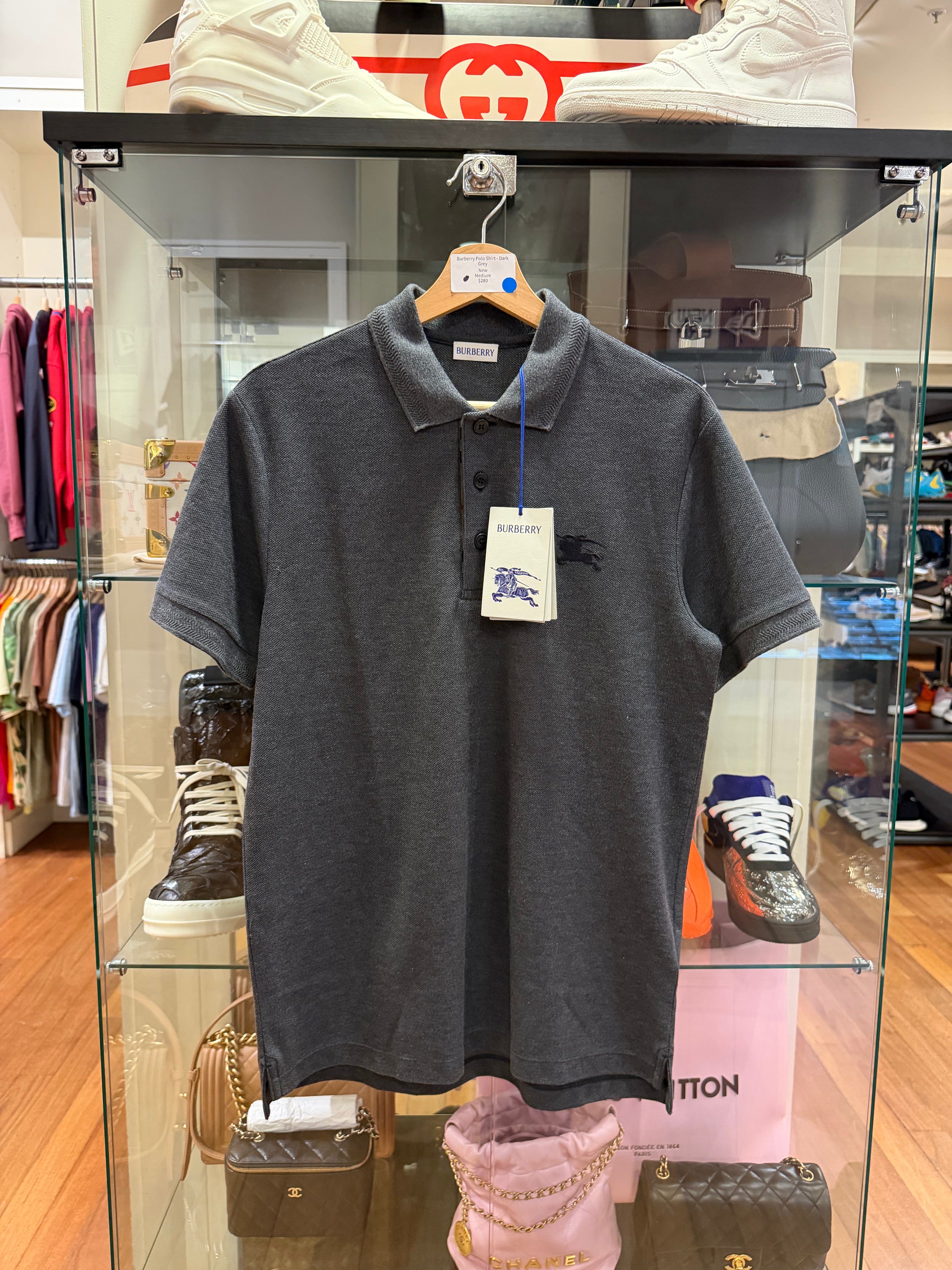 Burberry Polo Shirt - Dark
Grey