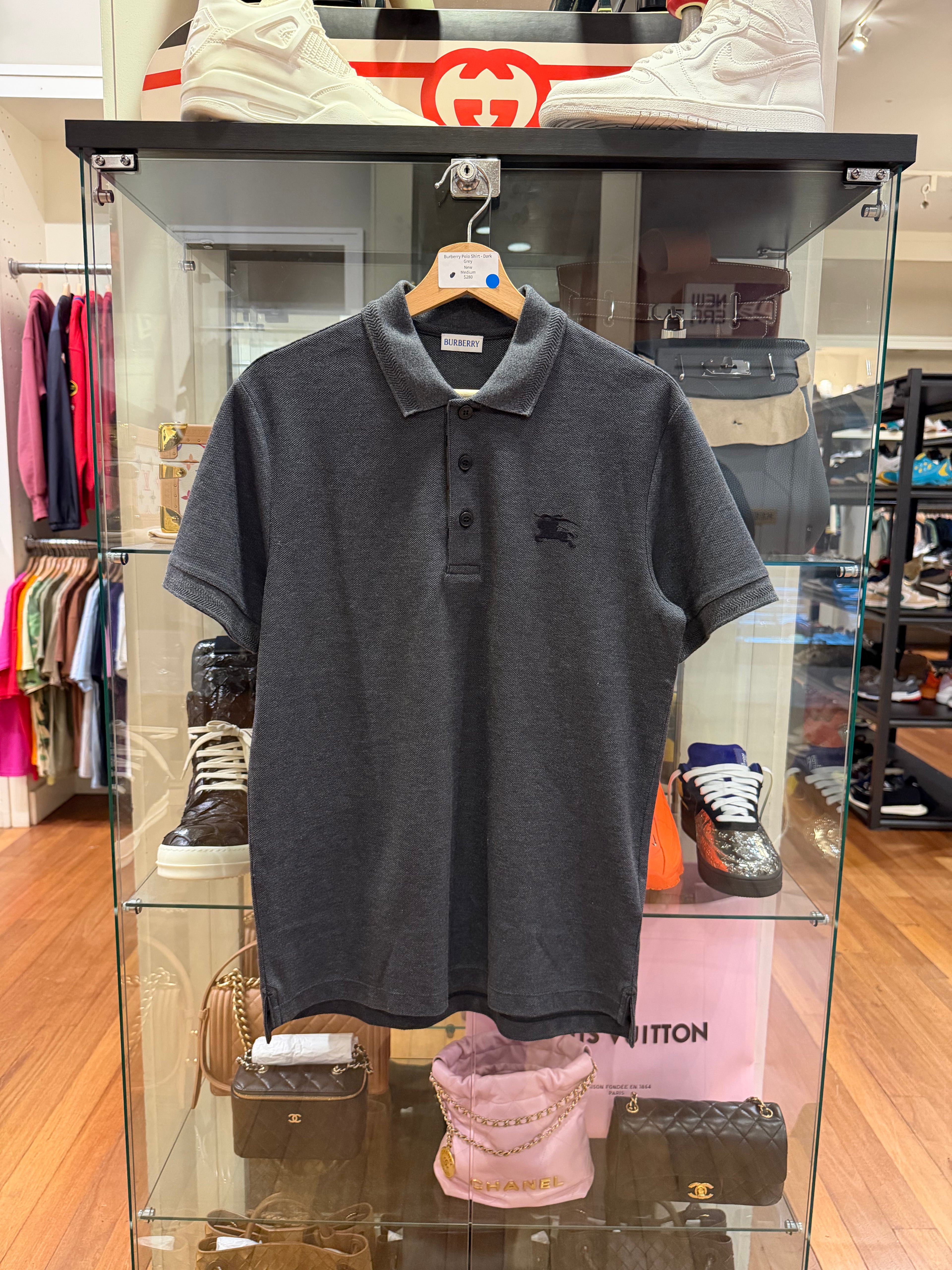 Burberry Polo Shirt - Dark
Grey