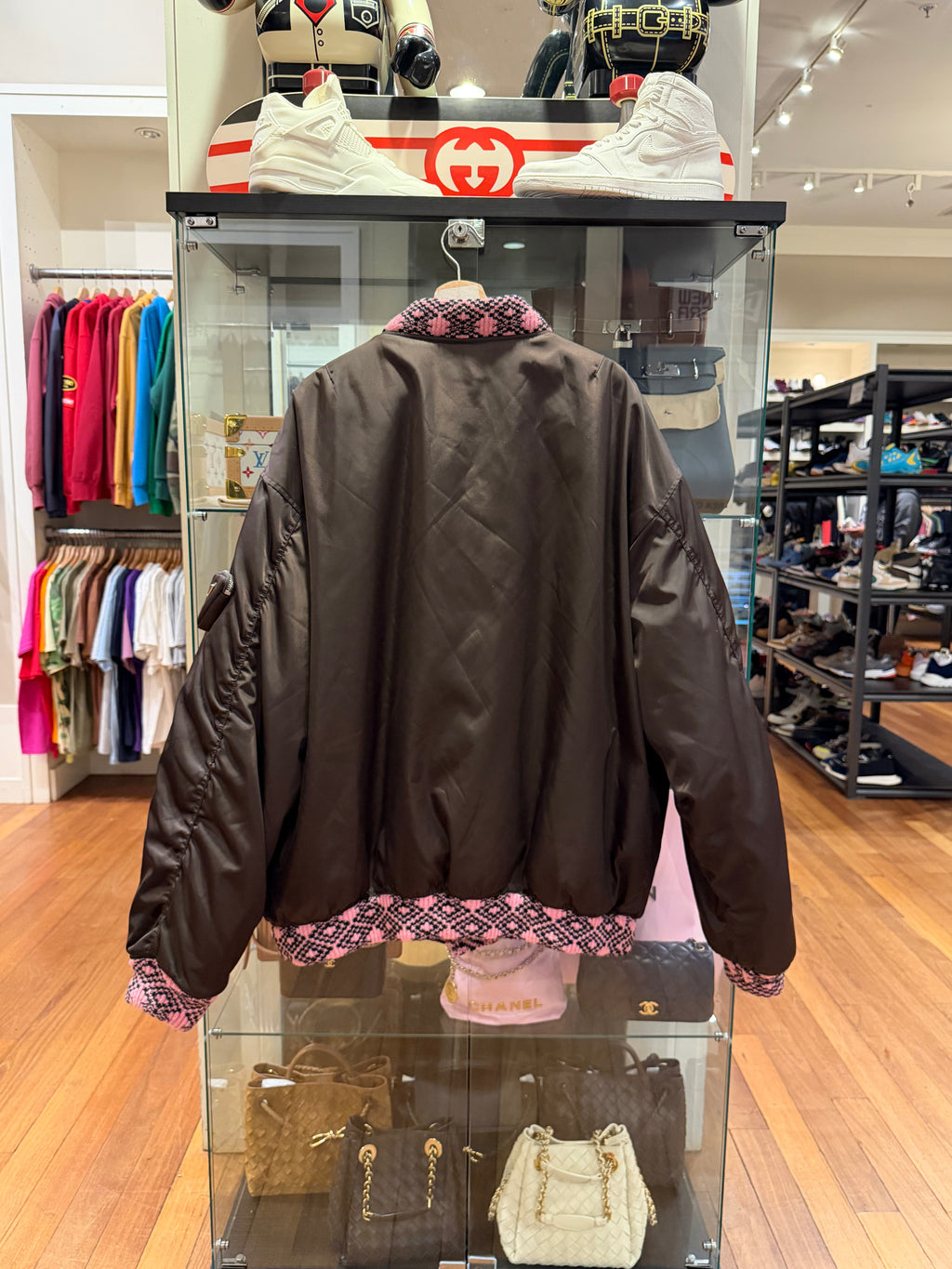 Prada by Raf Simmons Bomber Jacket - Brown