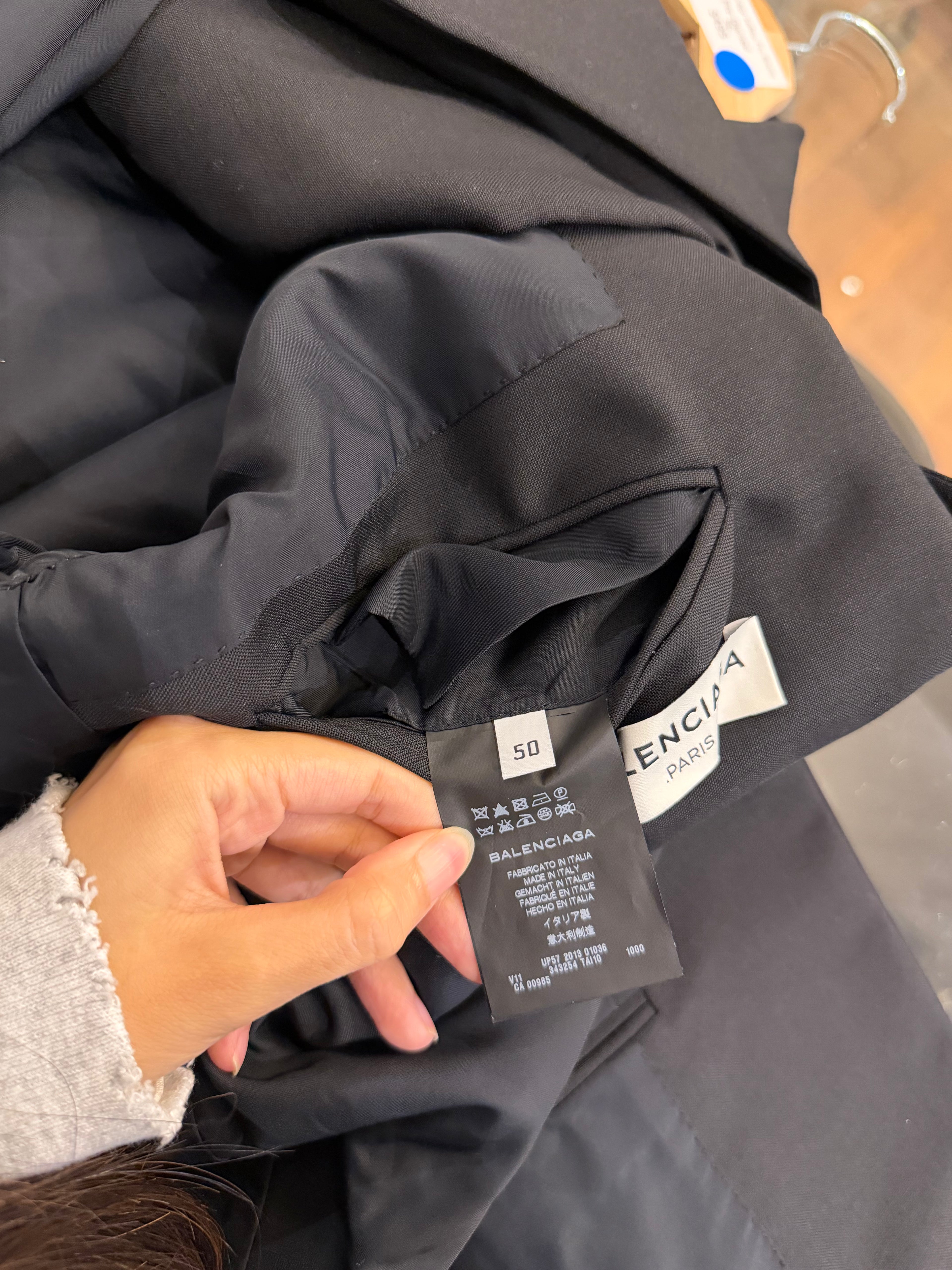 Balenciaga Saftey Pin Blazer