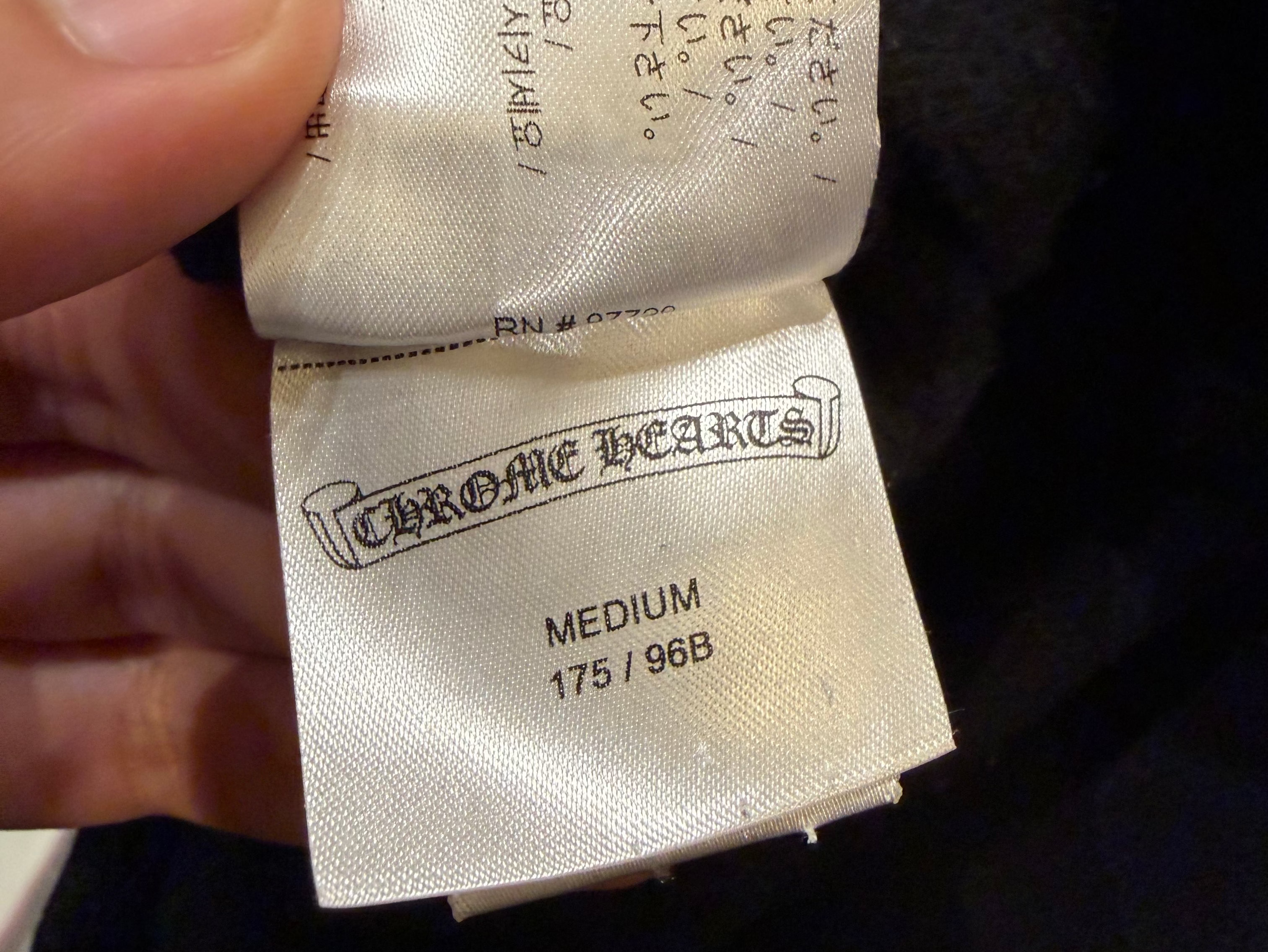 Chrome Hearts Scroll Logo Full Zip Hoodie