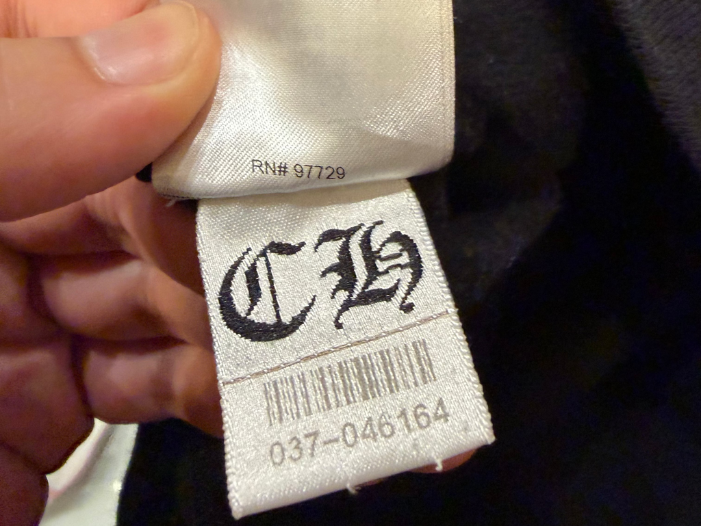 Chrome Hearts Scroll Logo Full Zip Hoodie