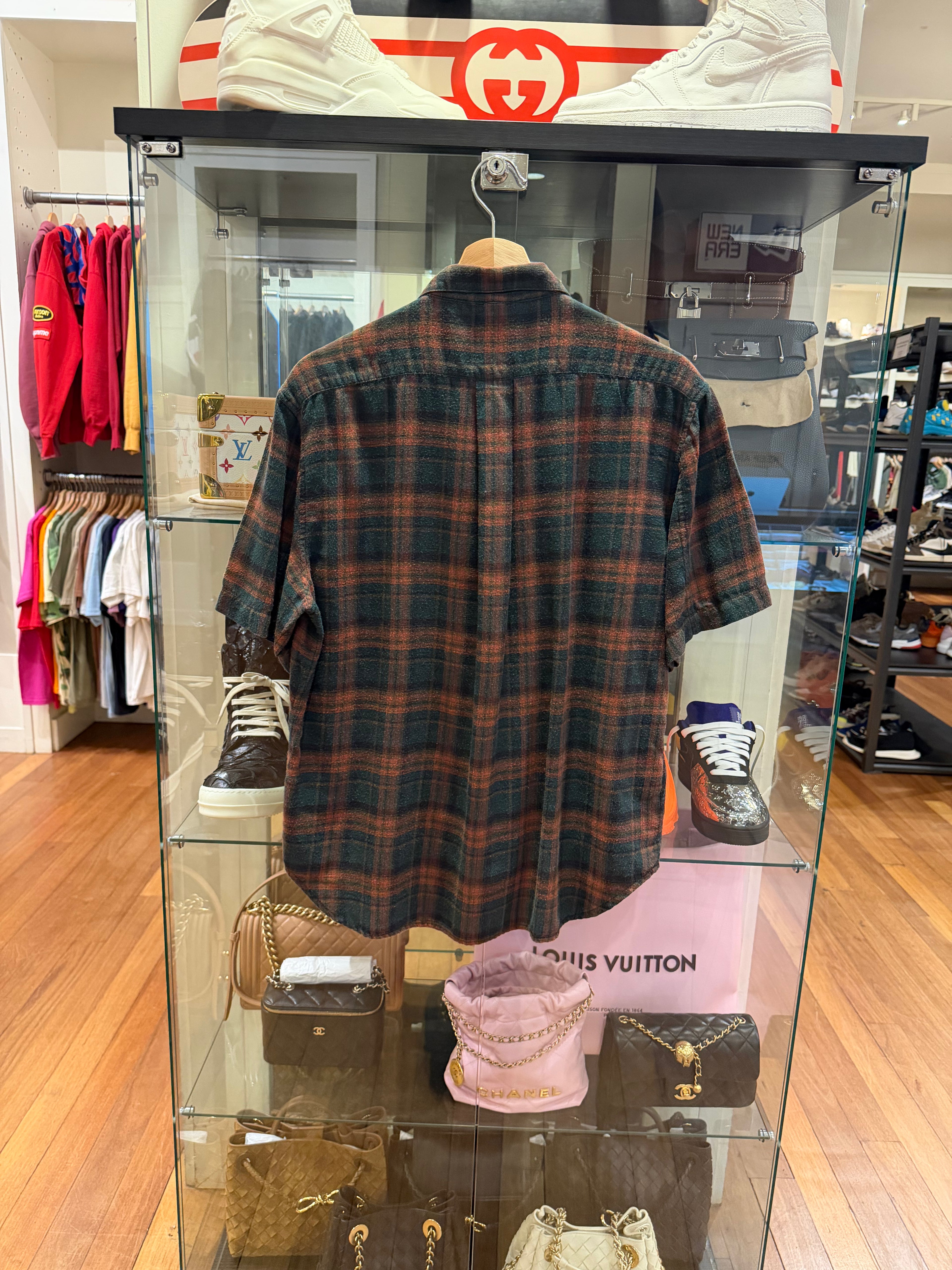 Chrome Hearts Short Sleeve
Zip Flannel Tee