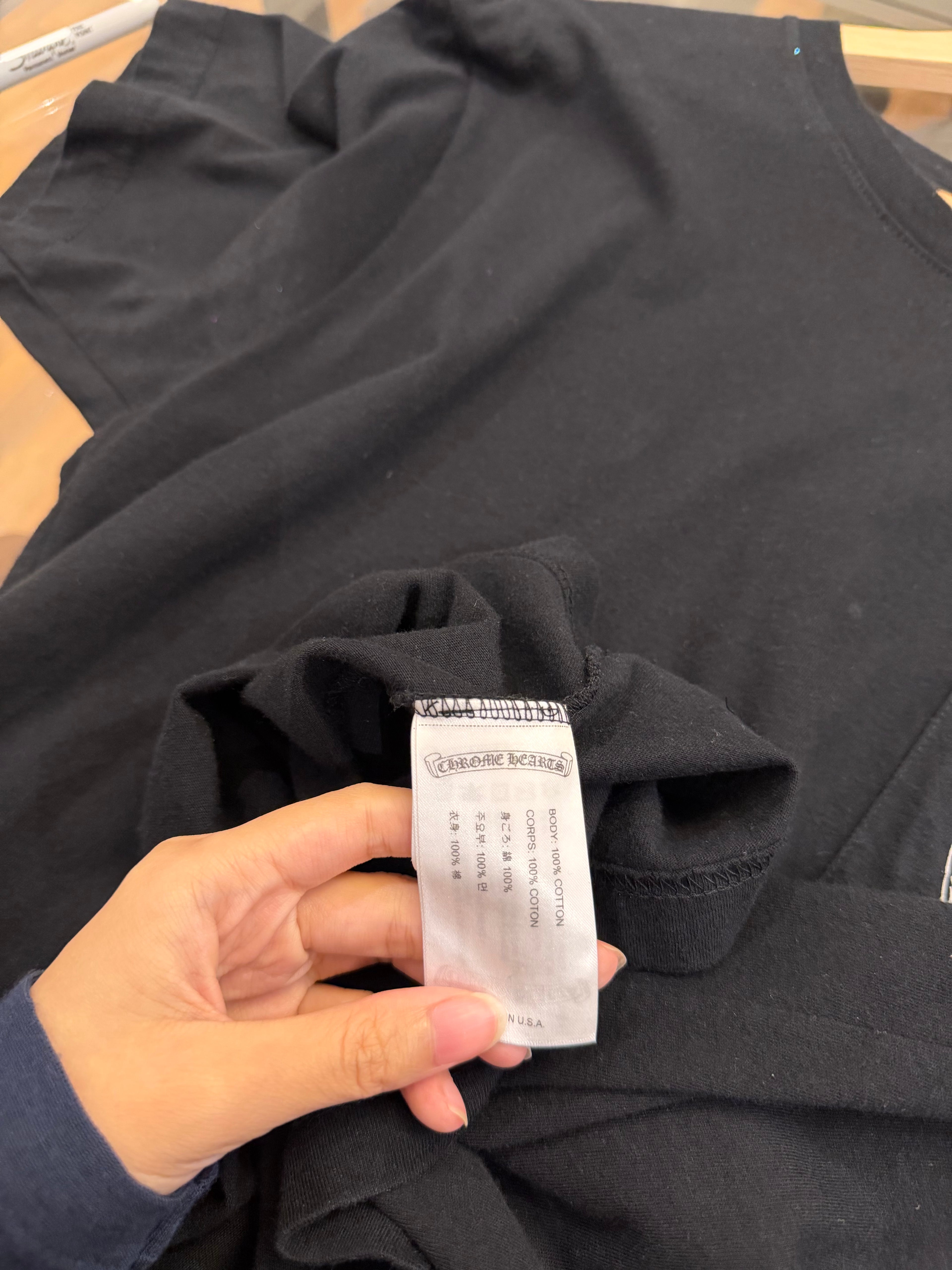 Chrome Hearts Horseshoe Logo Pocket Tshirt