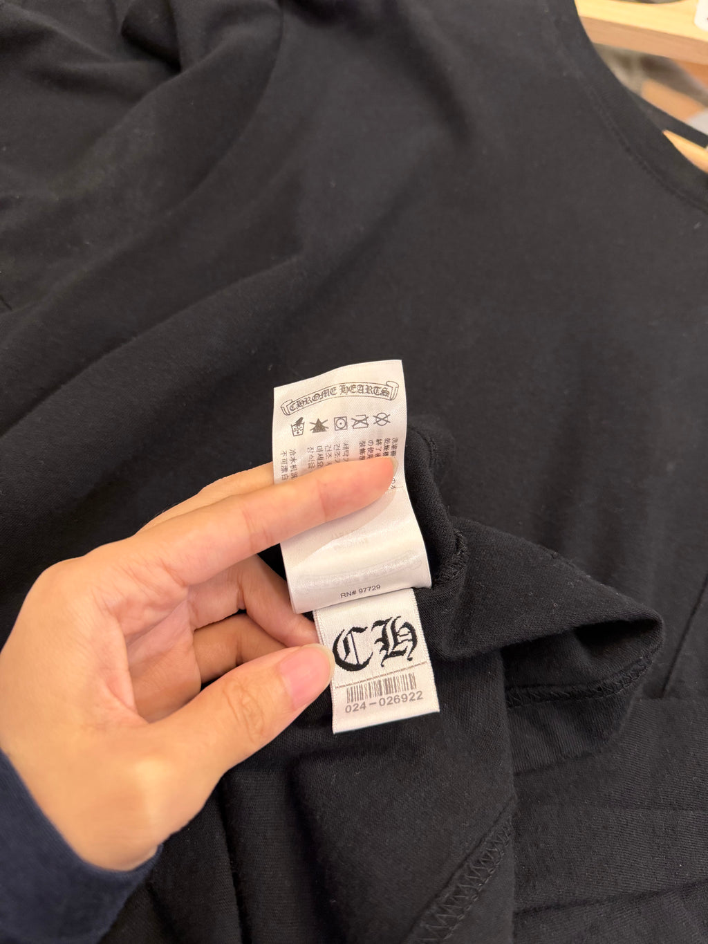 Chrome Hearts Horseshoe Logo Pocket Tshirt