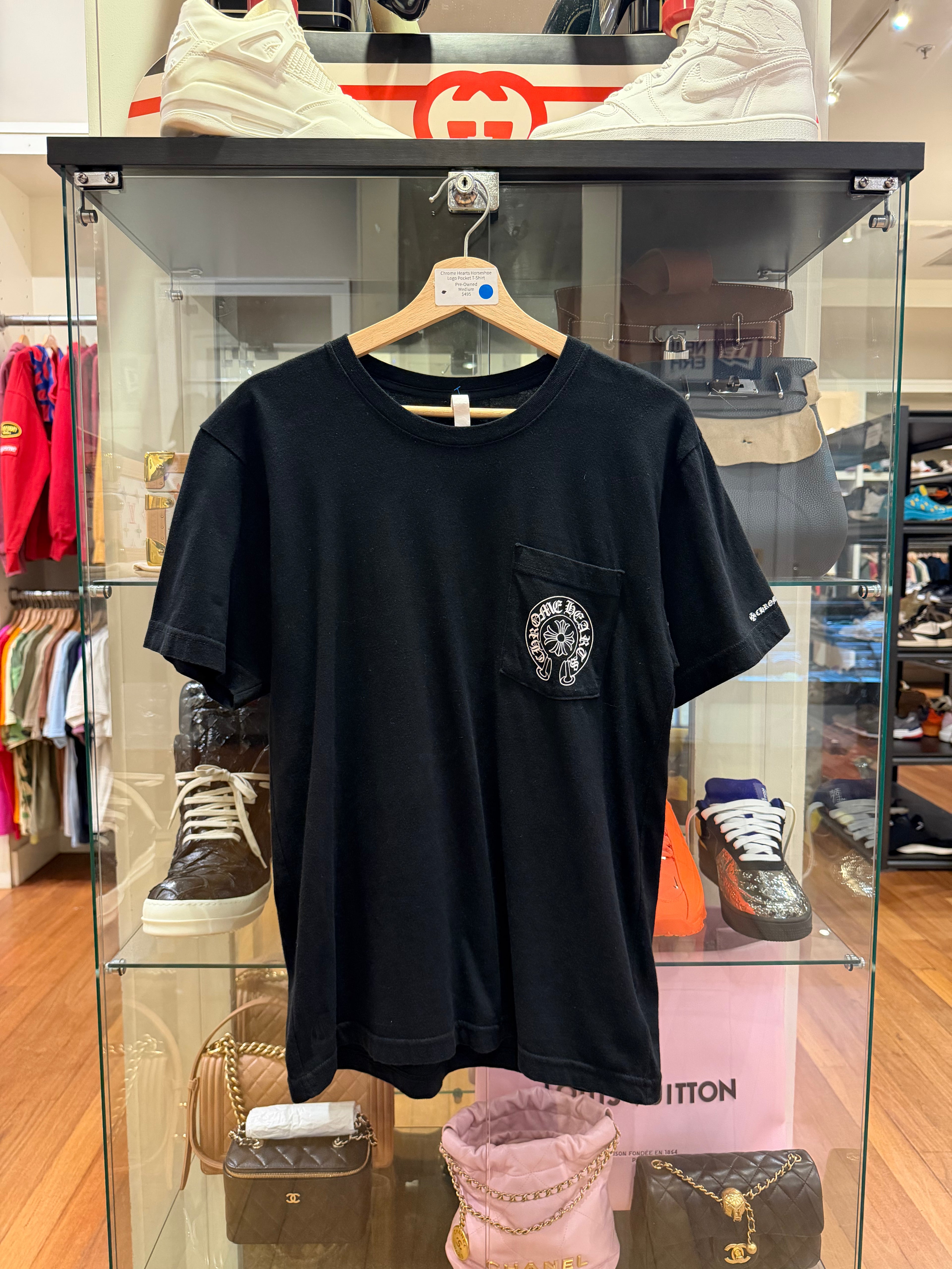 Chrome Hearts Horseshoe Logo Pocket Tshirt