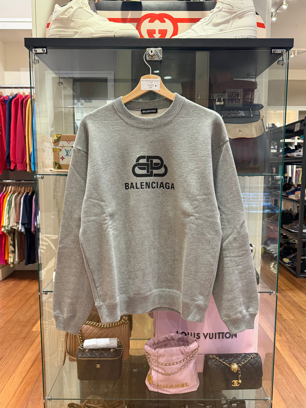 Balenciaga BB Logo Crewneck
- Grey