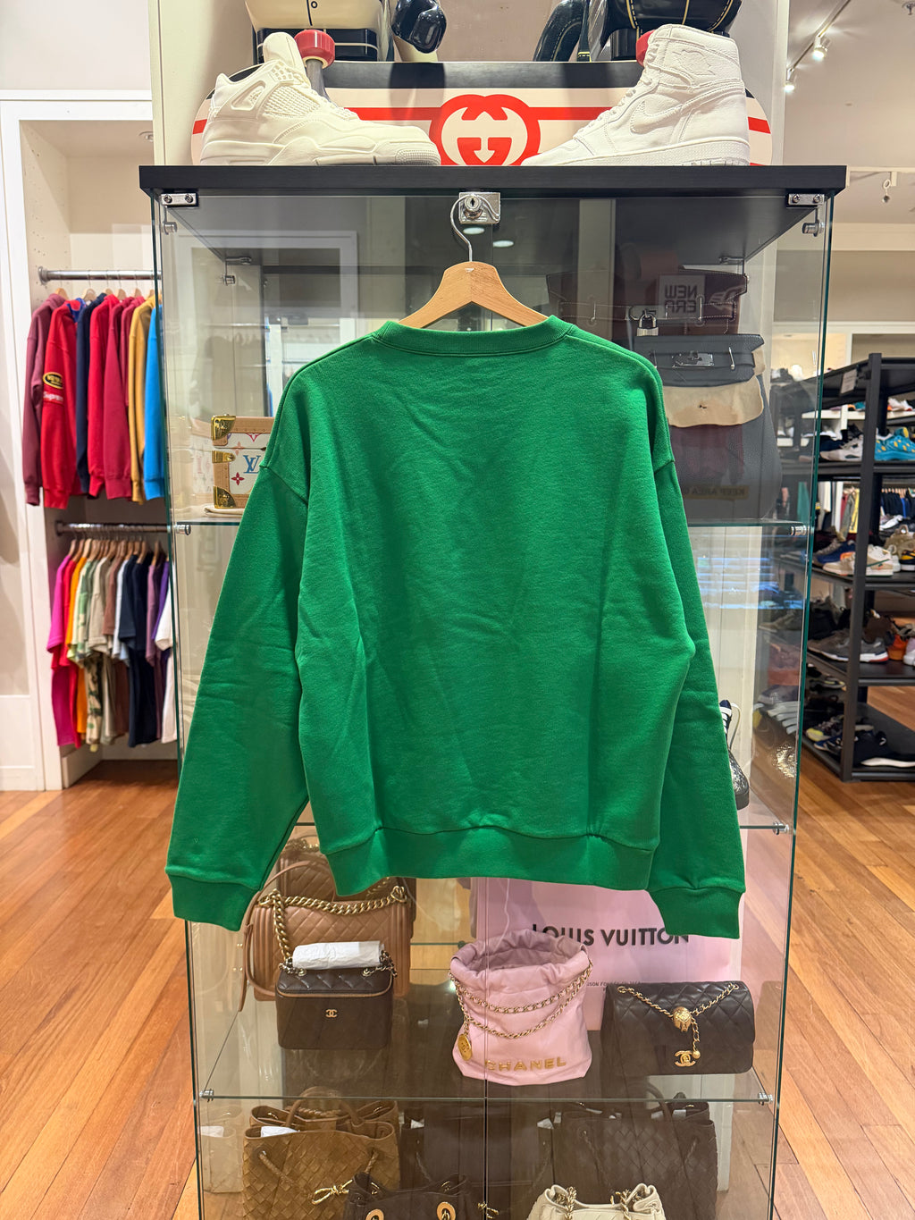 Gucci Logo Printed Crewneck
- Green