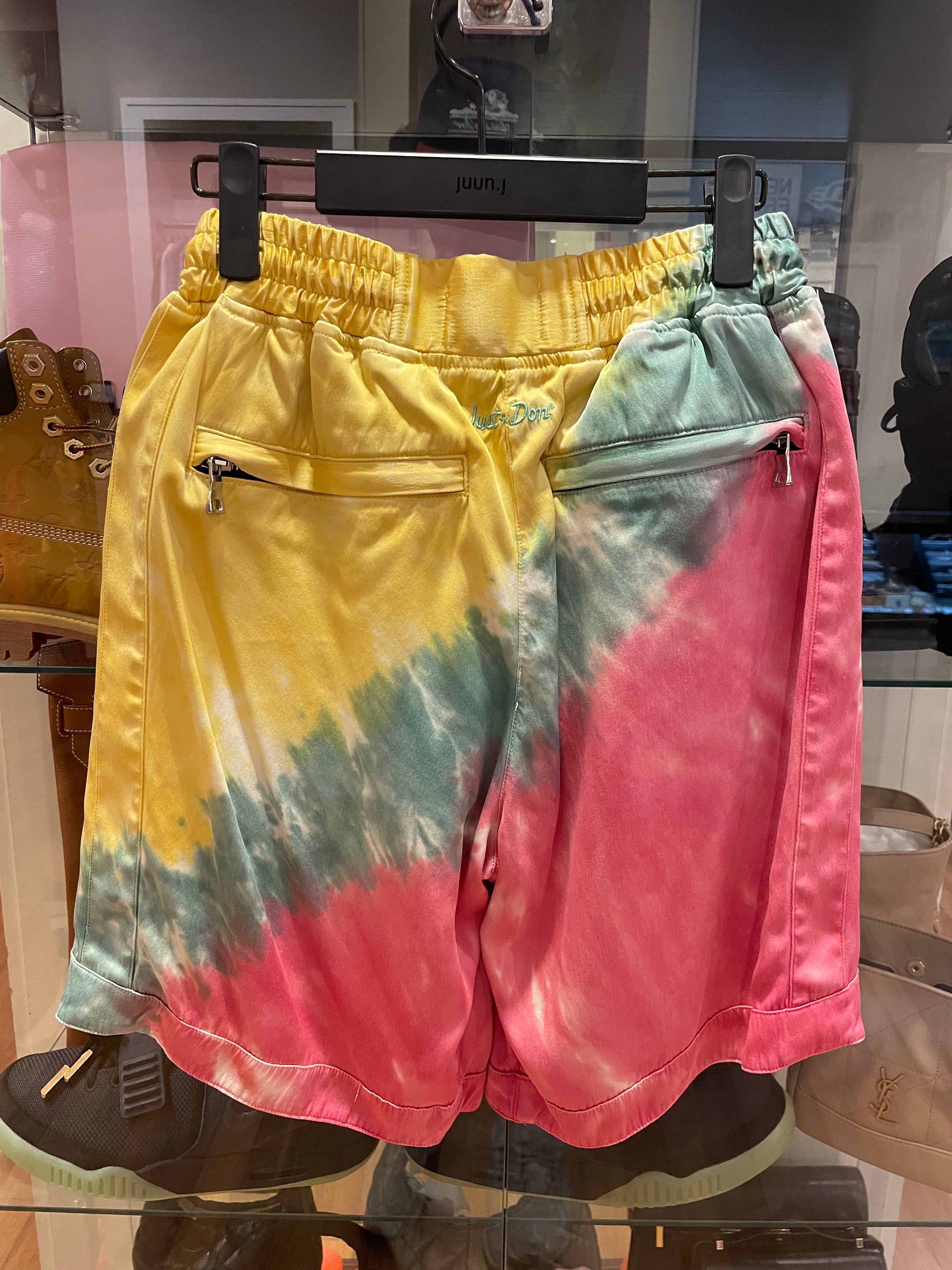 Just Don Tie-Dye Basketball Shorts – Size Small