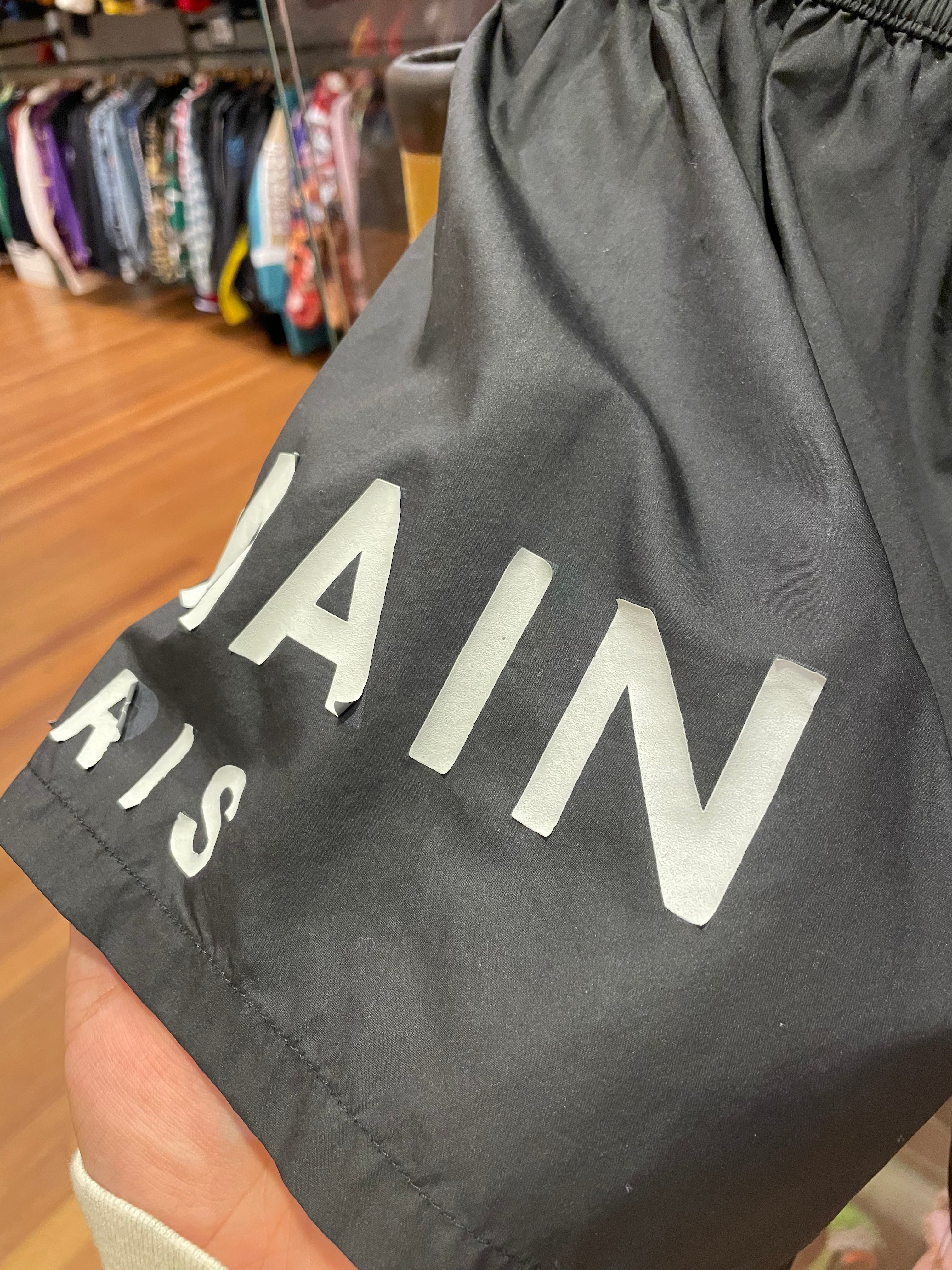 Balmain Logo-Print Swim Trunks