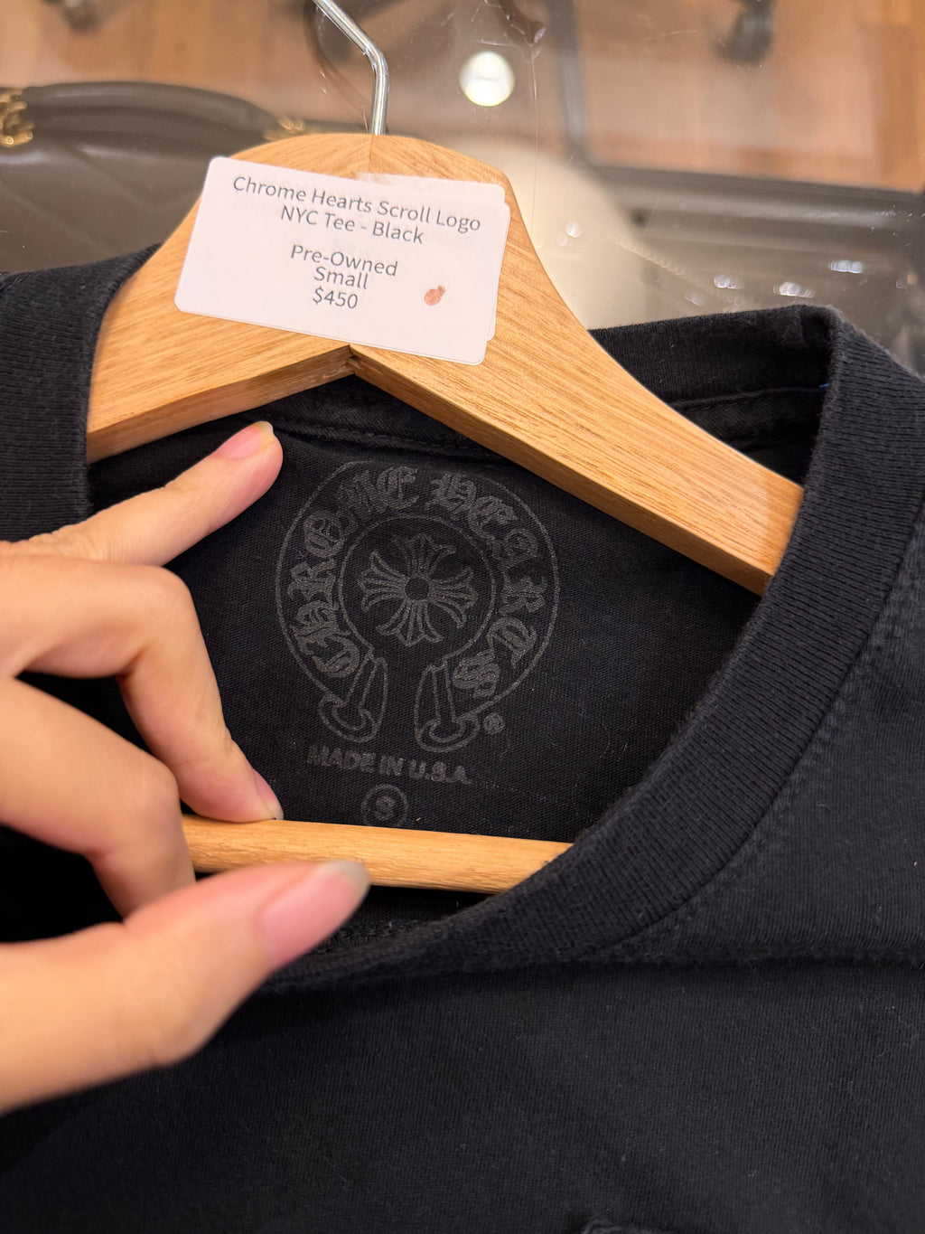 Chrome Hearts Scroll Logo
NYC Tee