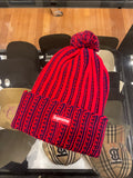 Supreme FW19 Contrast Stitch Beanie - Red