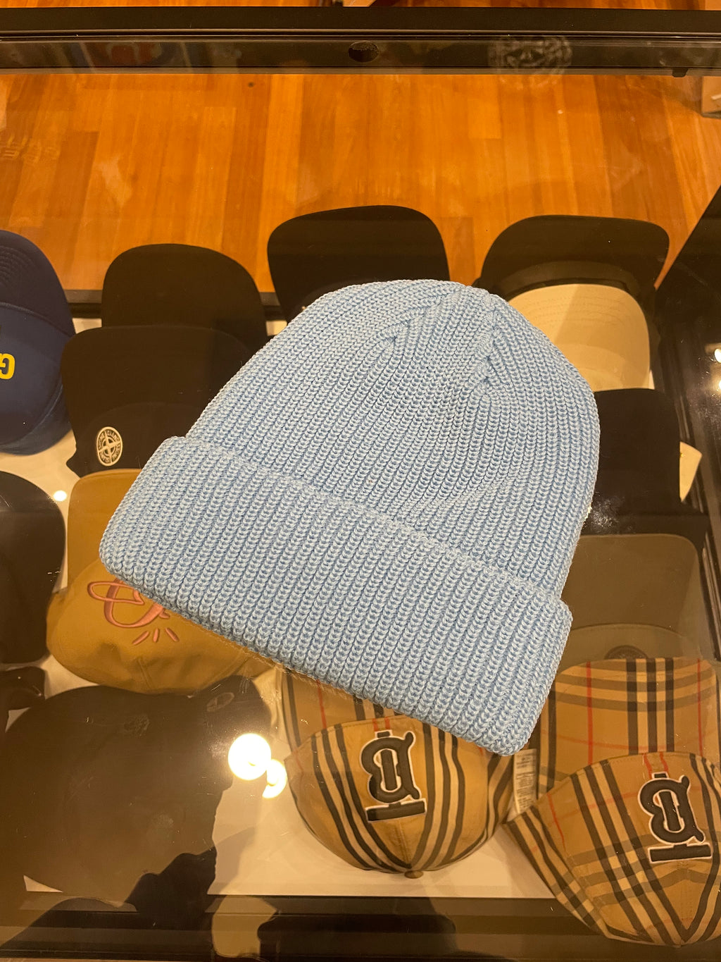 Supreme SS21 Gonz Logo Beanie- Blue