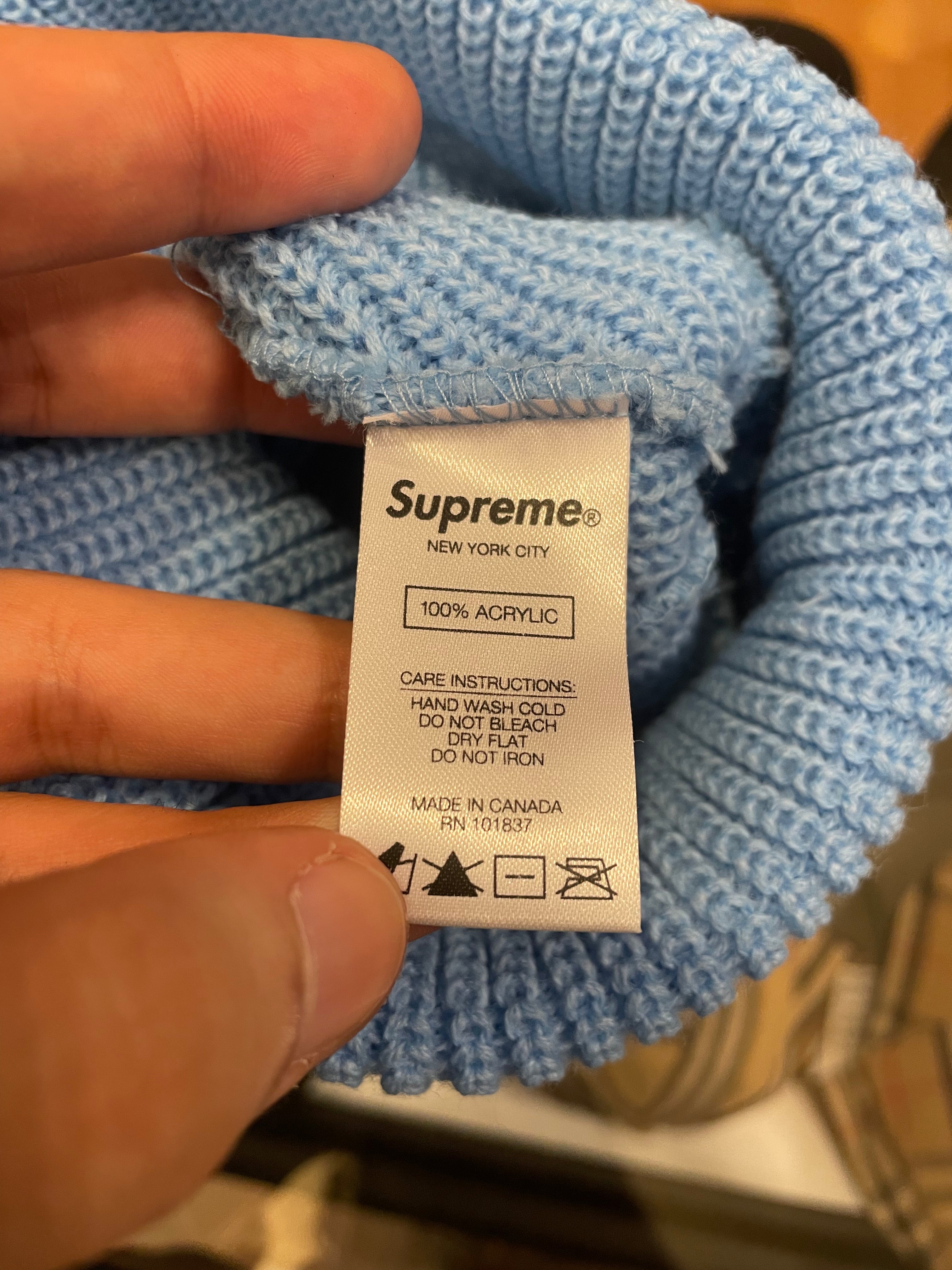 Supreme SS21 Gonz Logo Beanie- Blue