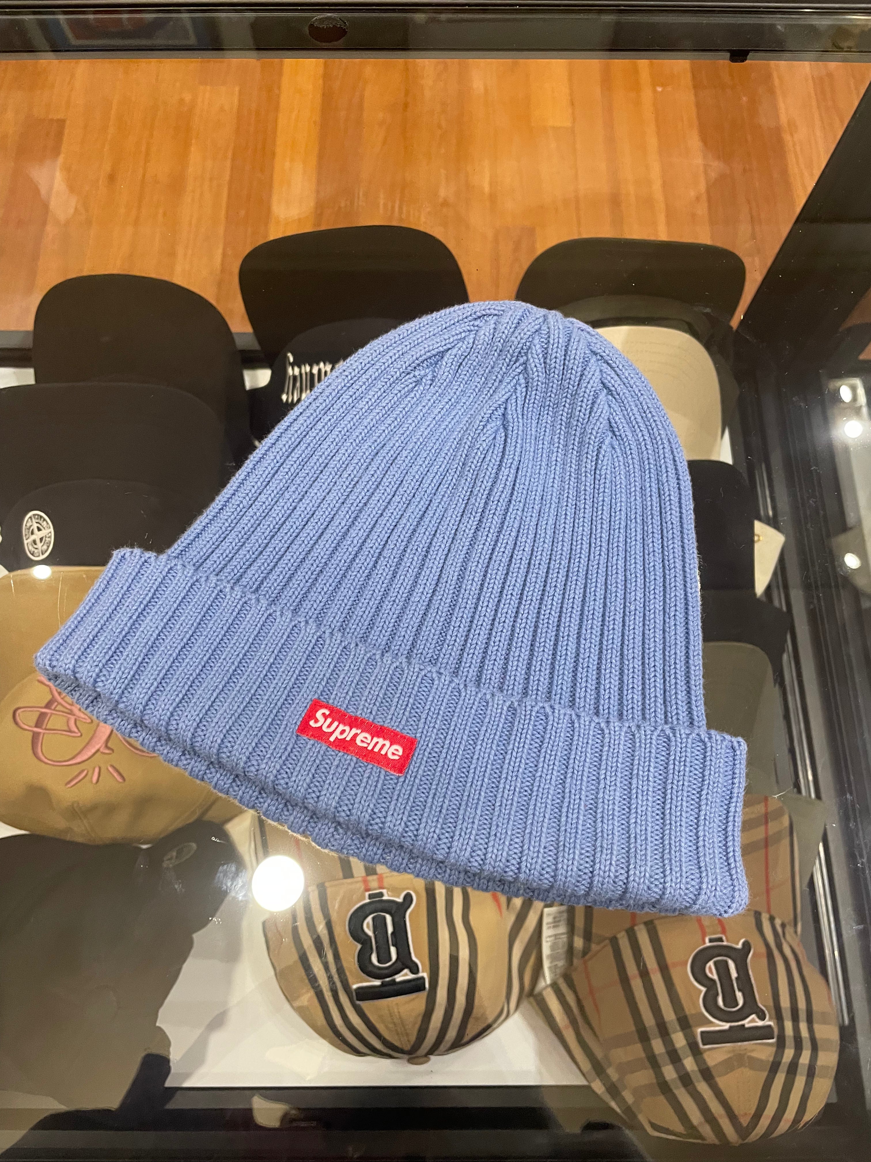 Supreme SS21 Overdyed Beanie - Blue