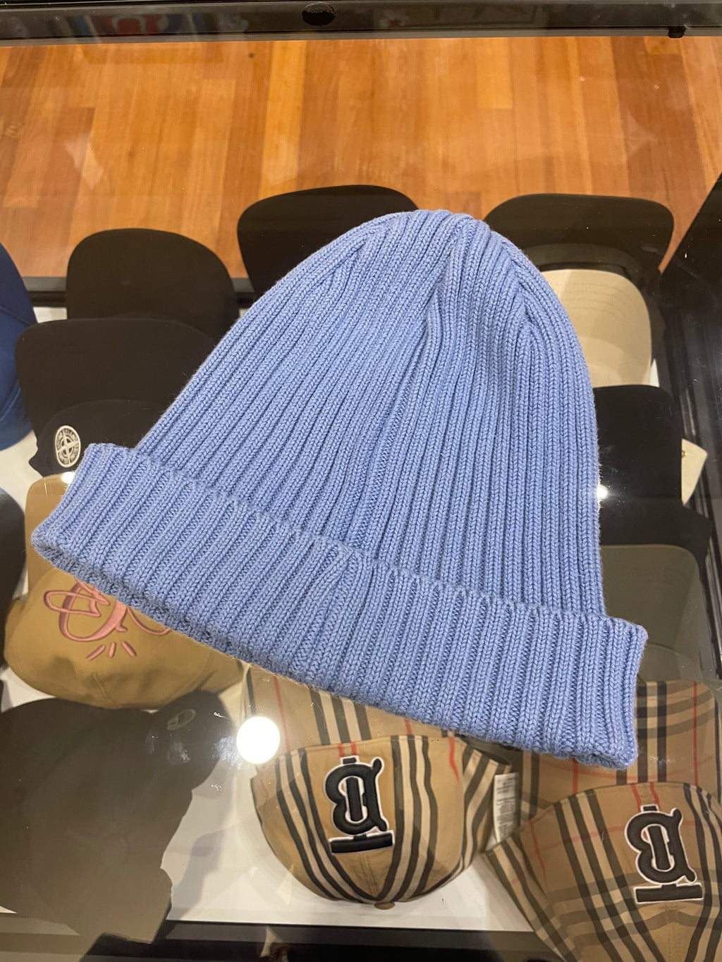 Supreme SS21 Overdyed Beanie - Blue