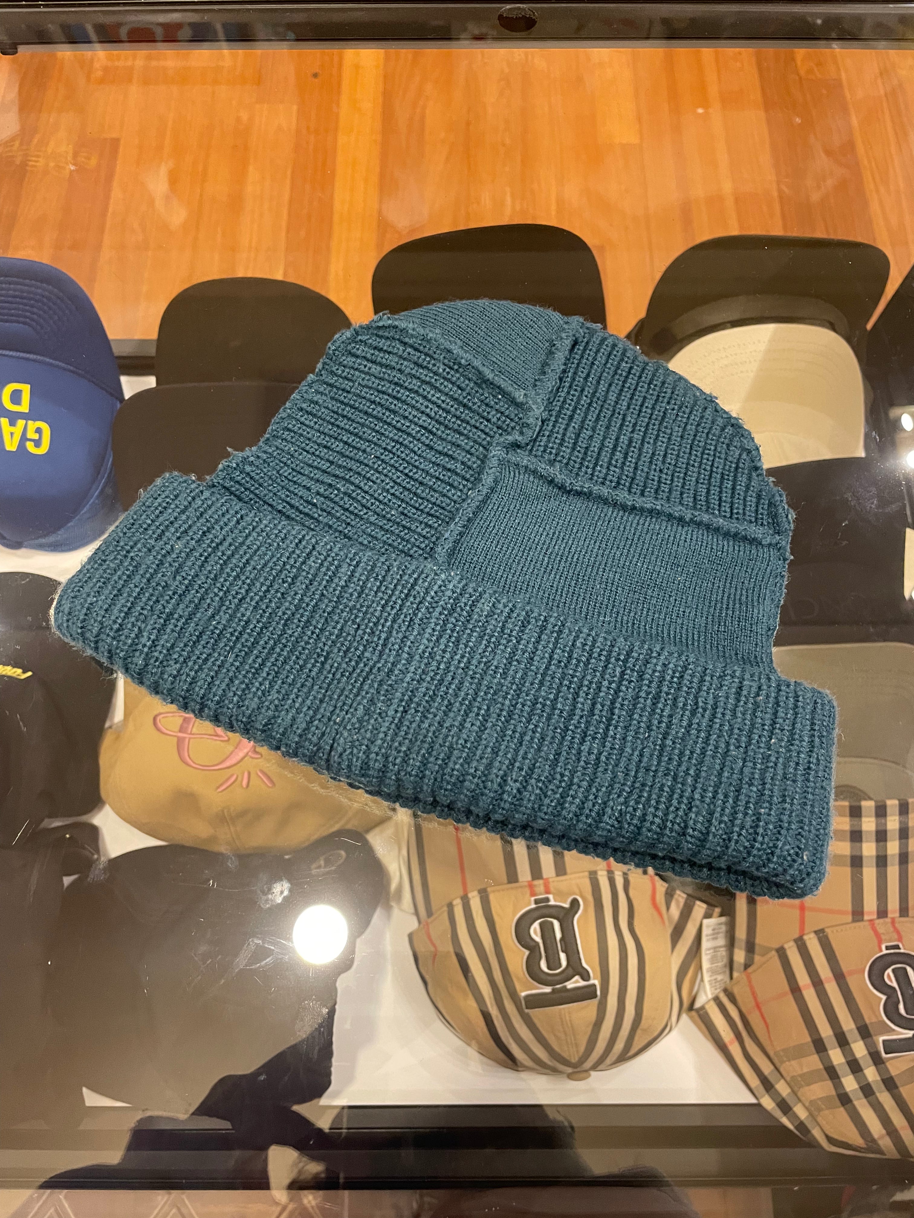 Supreme FW20 Paneled Seam Beanie -Work Teal