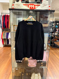 Louis Vuitton Cashmere Knit Cuff Logo Sweater black white