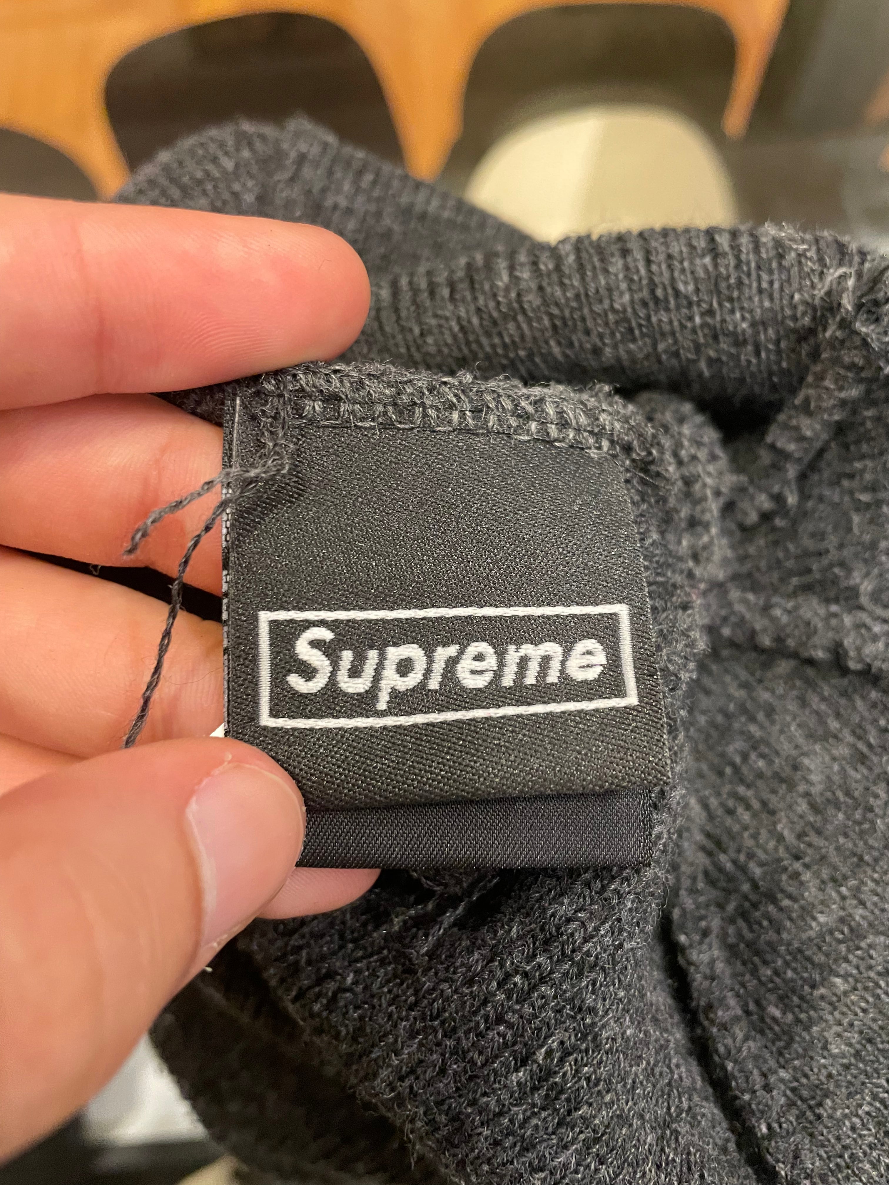 Supreme x New Era FW21 Box Logo Beanie - Charcoal