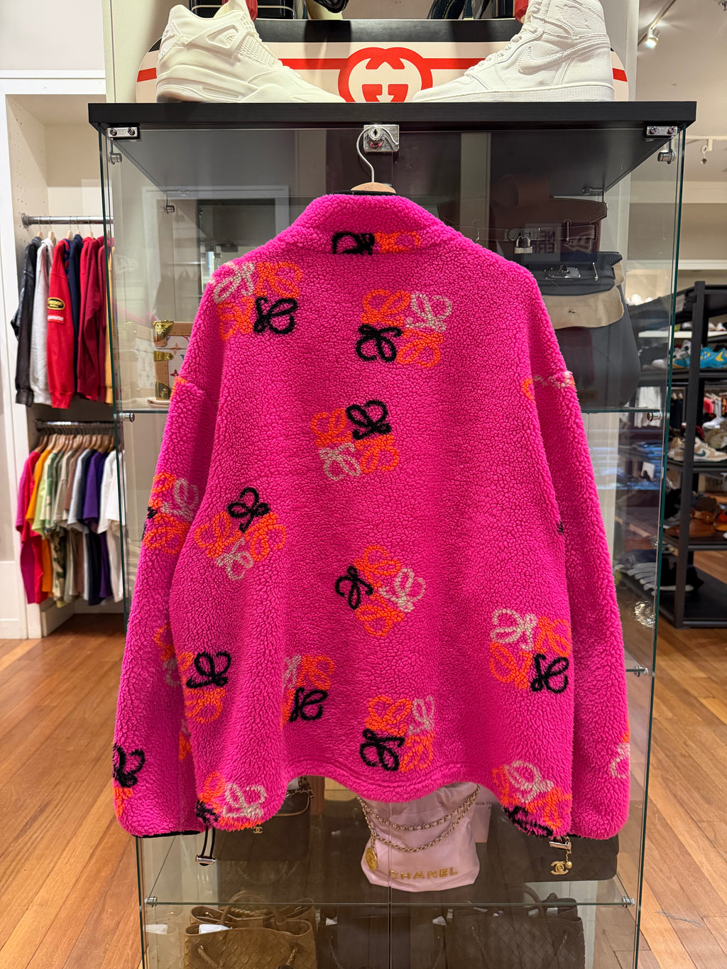 Loewe Anagram Jaquard Fleece Pullover