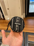 Supreme SS20 Woven Stripe Coin Pouch - Black