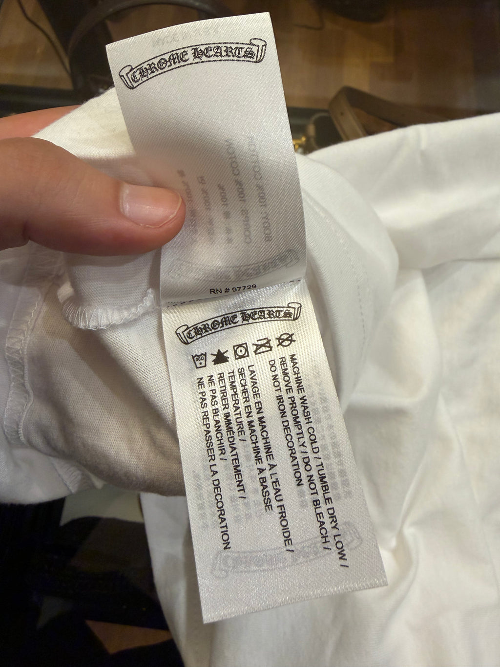 Chrome Hearts Horseshoe Logo Pocket Tee