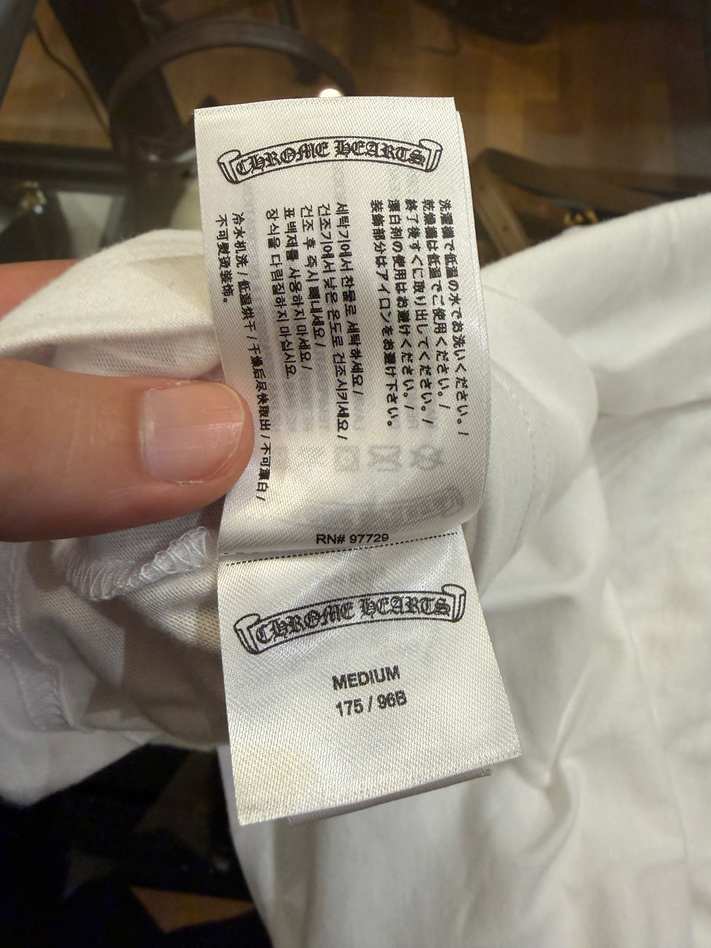 Chrome Hearts Horseshoe Logo Pocket Tee