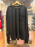 Chrome Hearts Neck Logo Pocket LS Shirt - Black/Olive