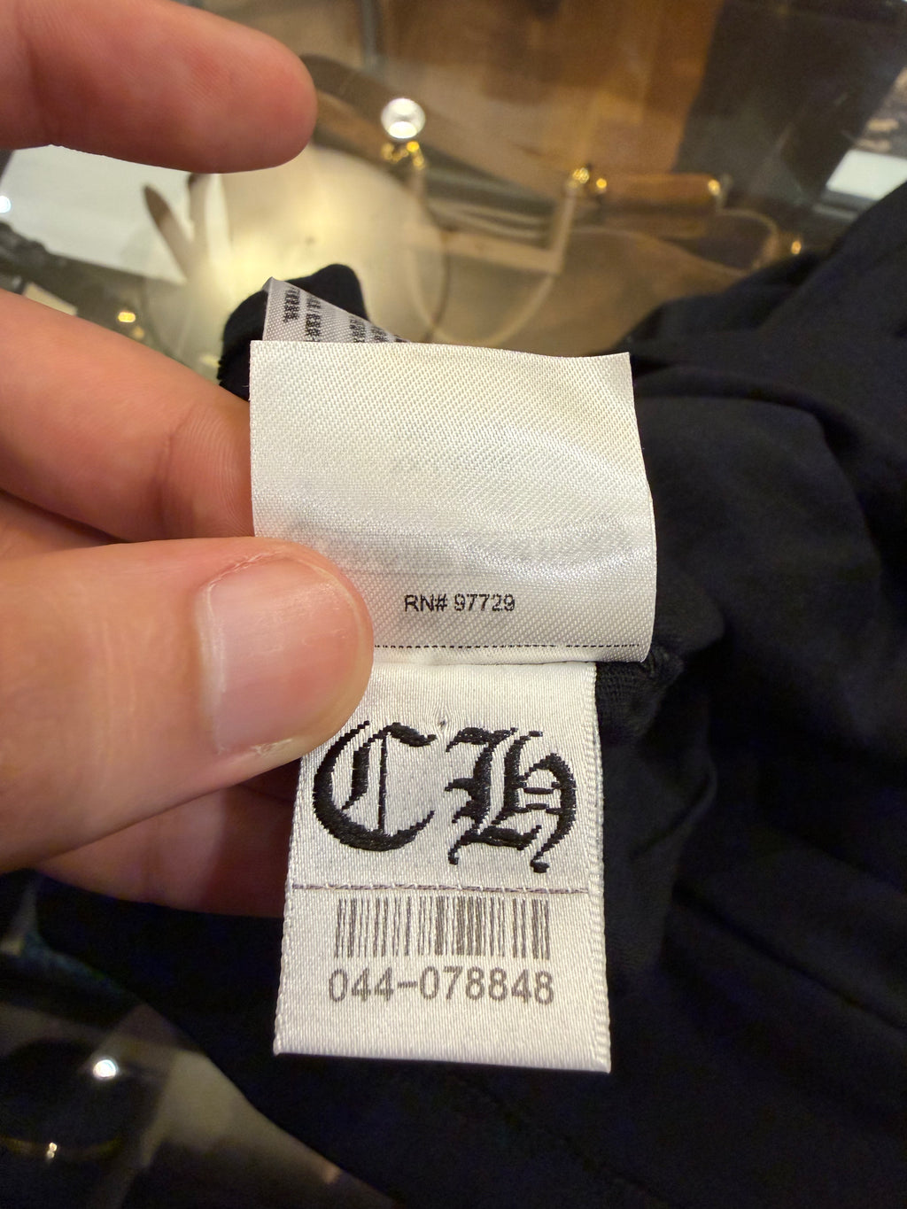 Chrome Hearts Neck Logo Pocket LS Shirt - Black/Olive