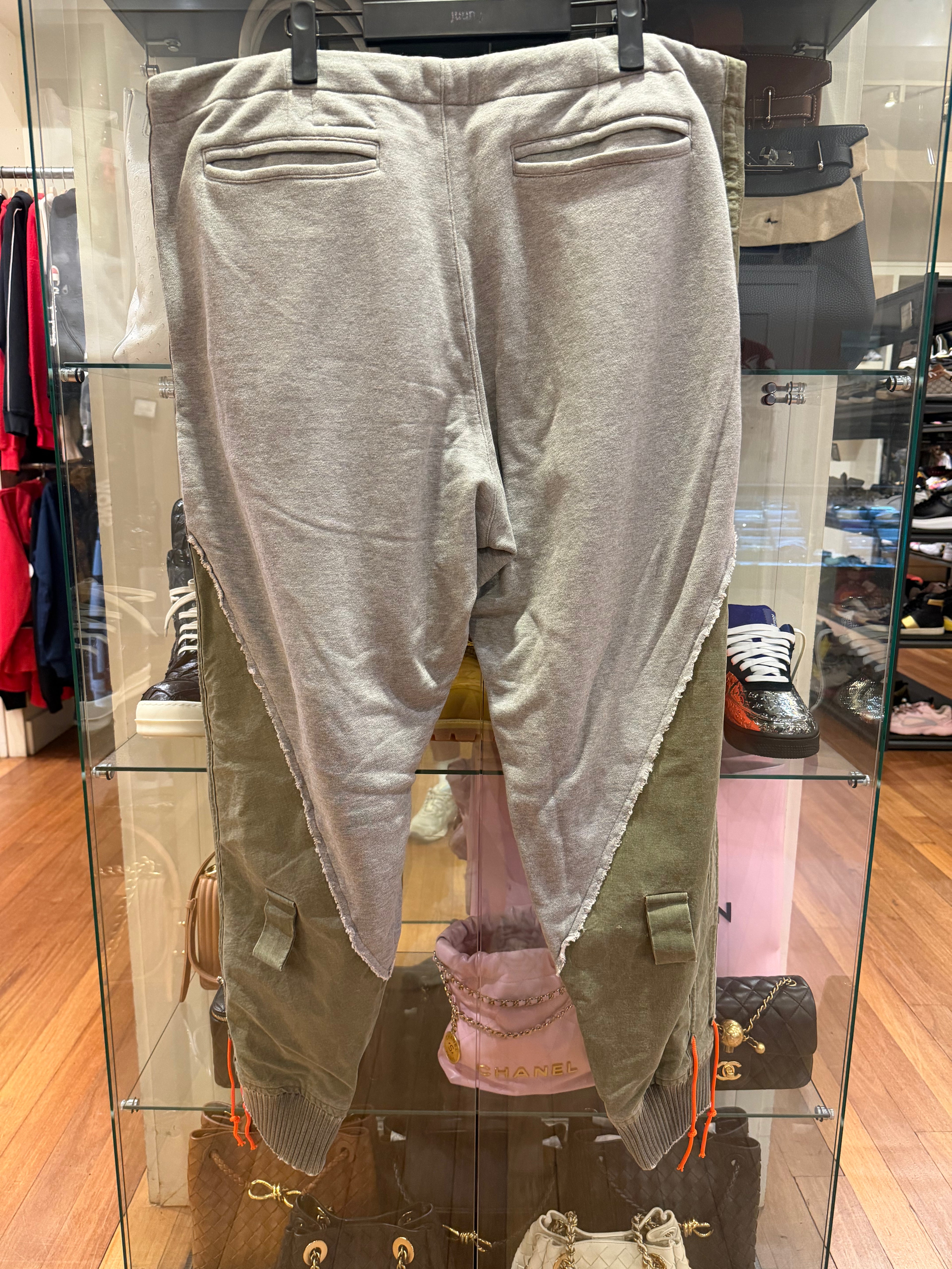 Greg Lauren Fleeci Tent 50/50 Stacked Lounge Pant
