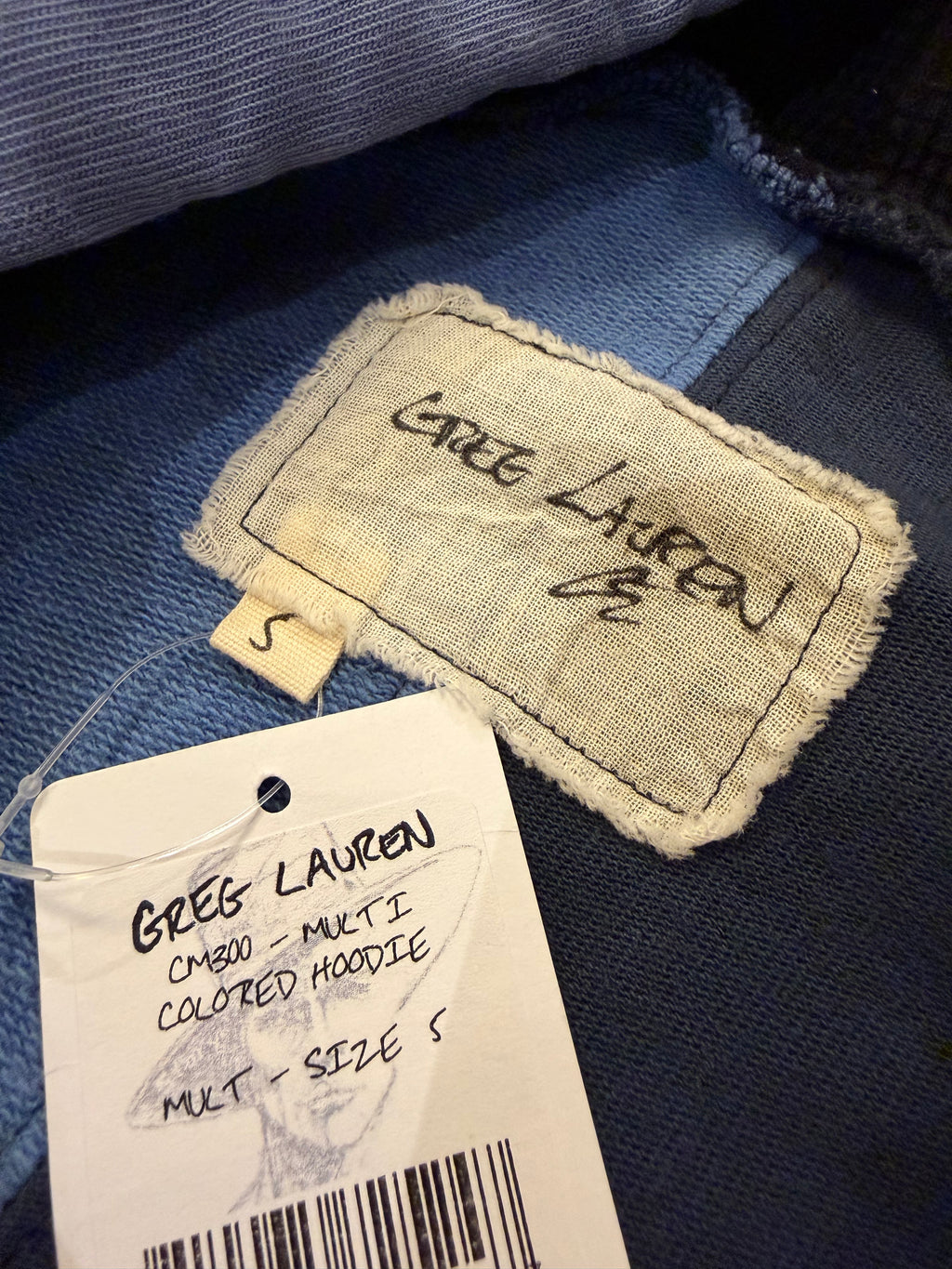Greg Lauren CM300- Multi Colored Hoodie